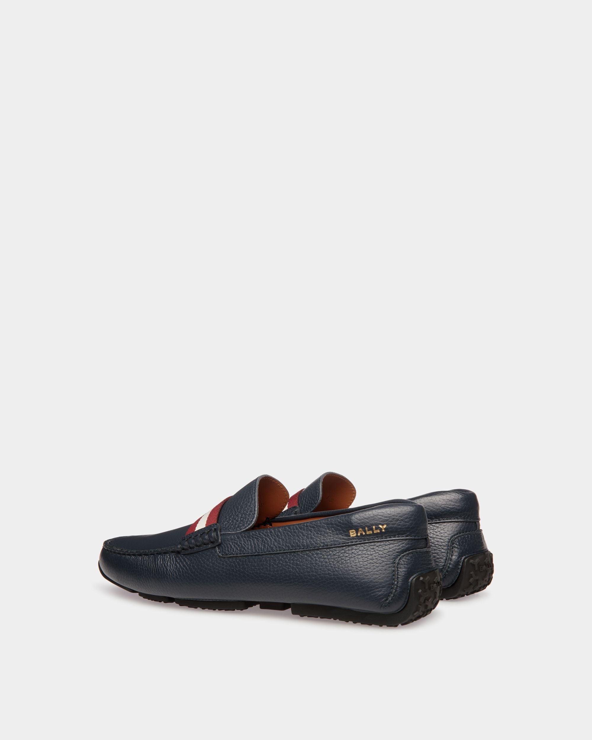 Bally Global - Pilot ドライビングシューズ ブルー グレインレザー - ブルー