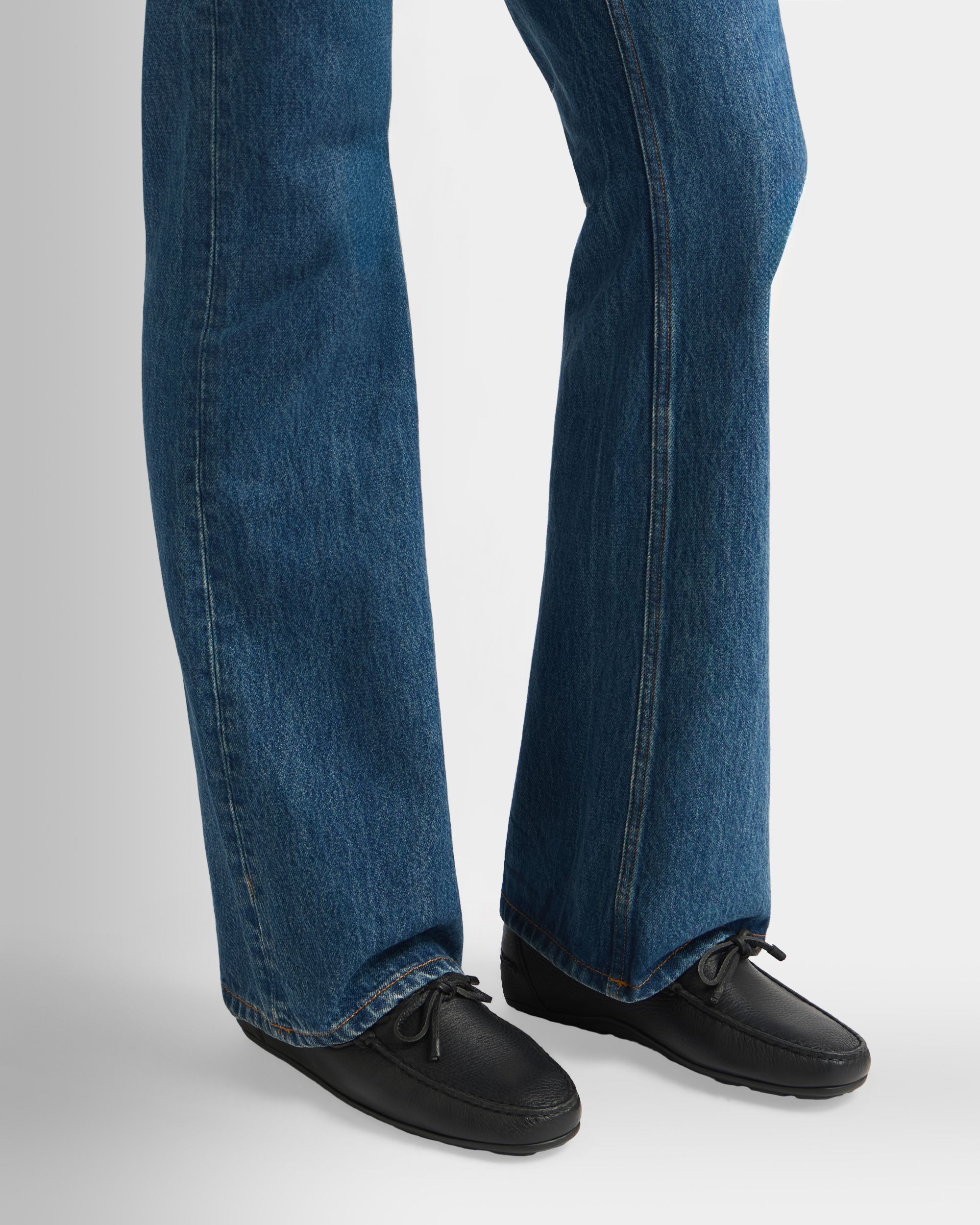 Bally Global - Clay ドライビングシューズ ブラック グレインレザー - ブラック