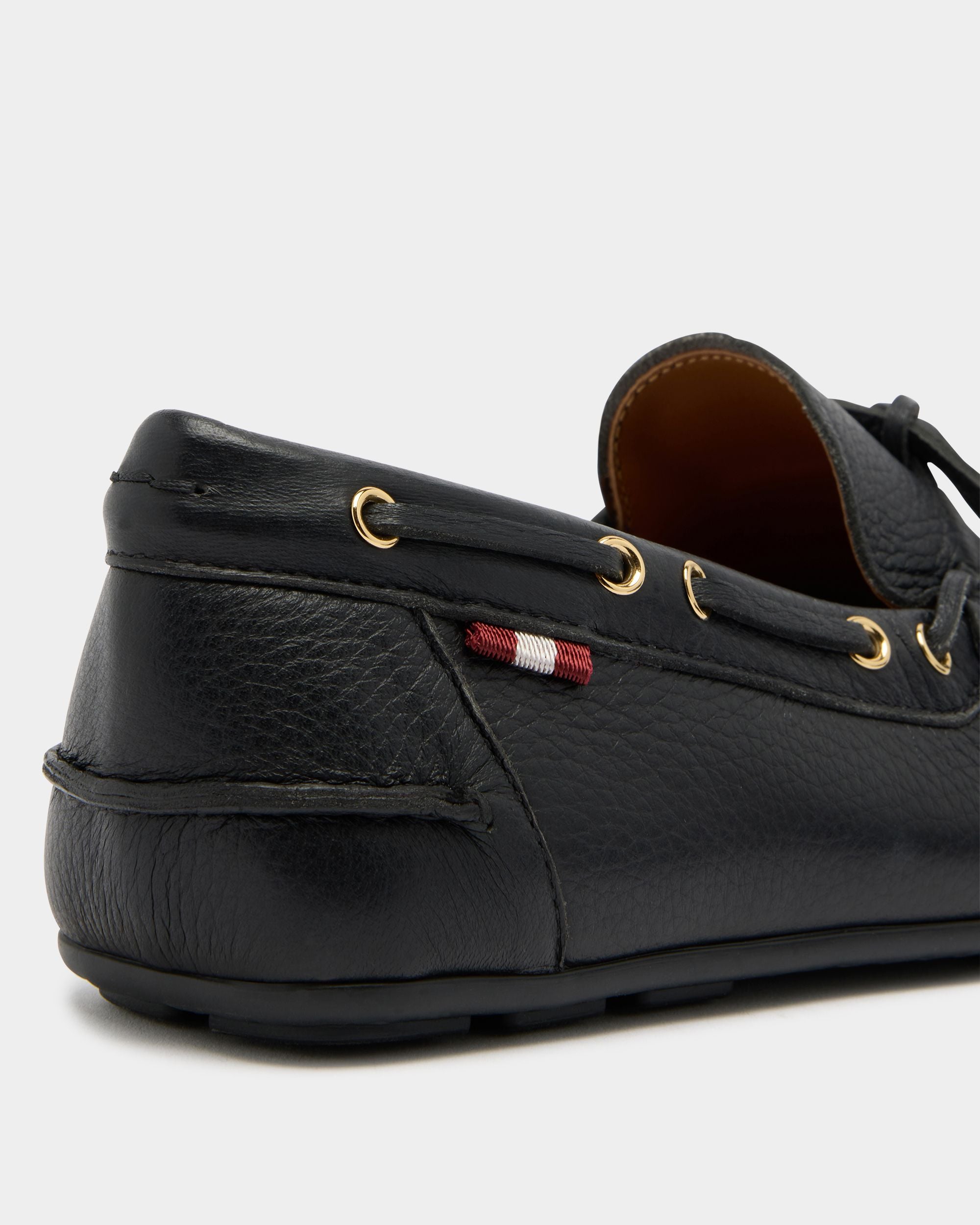 Bally Global - Clay ドライビングシューズ ブラック グレインレザー - ブラック