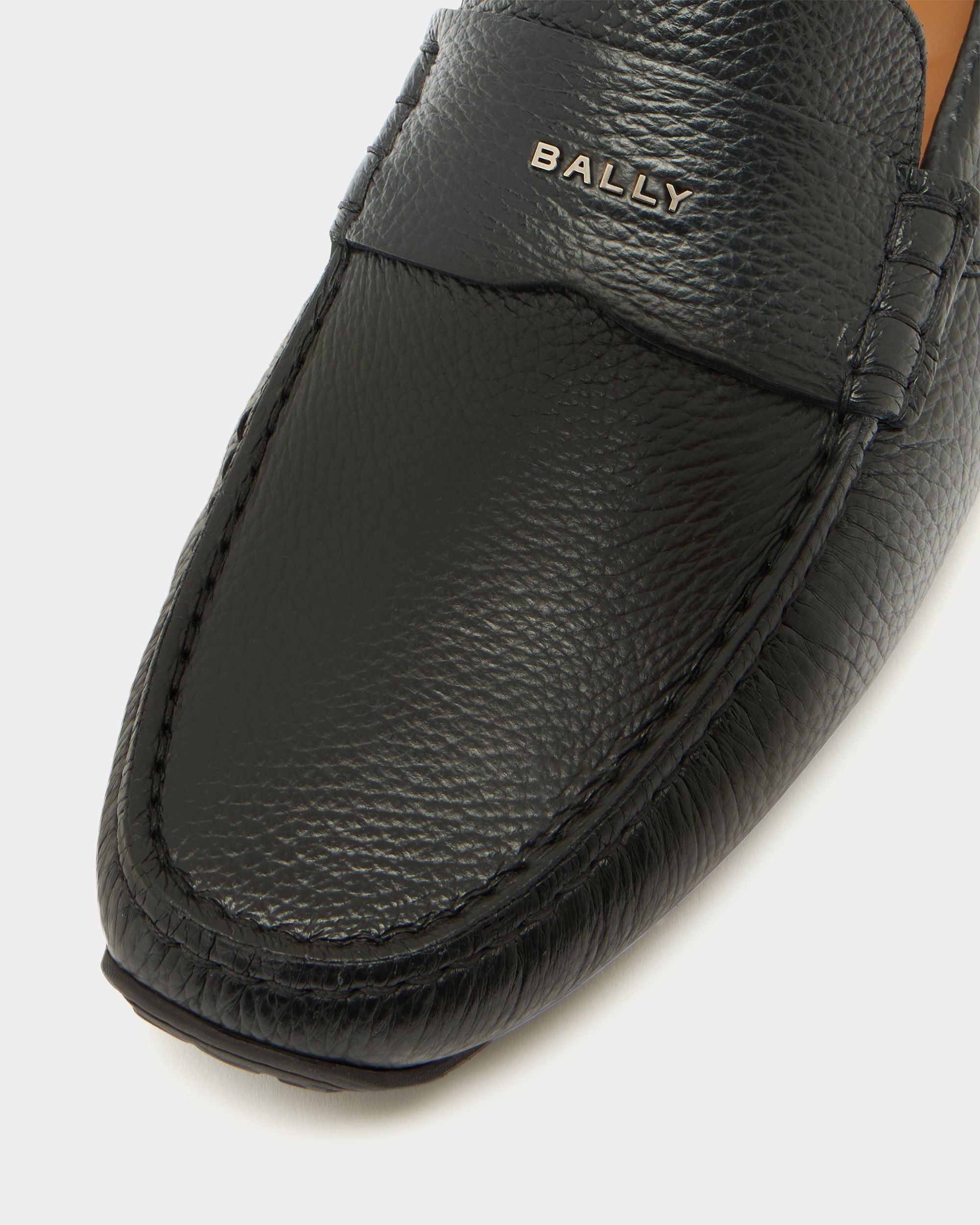 Bally Global - Pilot ドライバー ブラックグレインレザー - ブラック