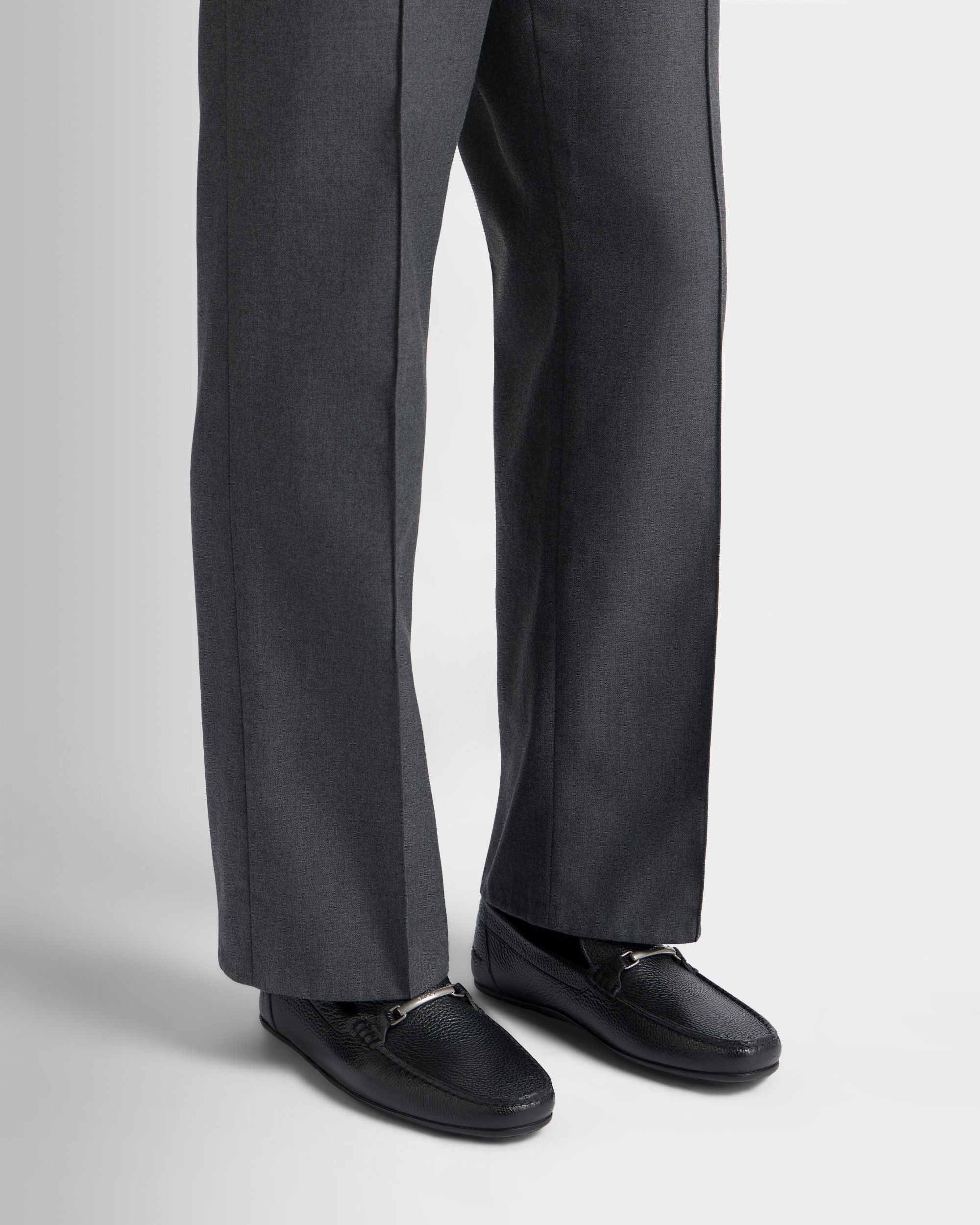 Bally Global - Clay ドライバー ブラックグレインレザー - ブラック