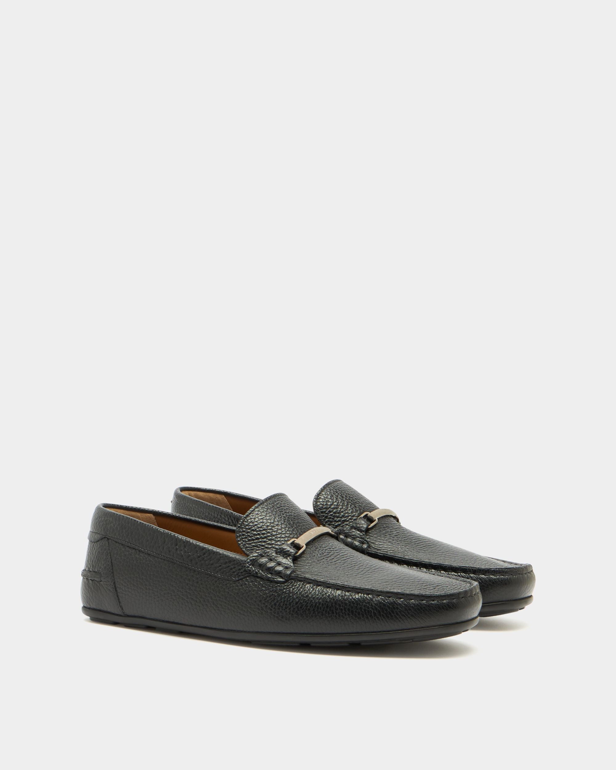 Bally Global - Clay ドライバー ブラックグレインレザー - ブラック