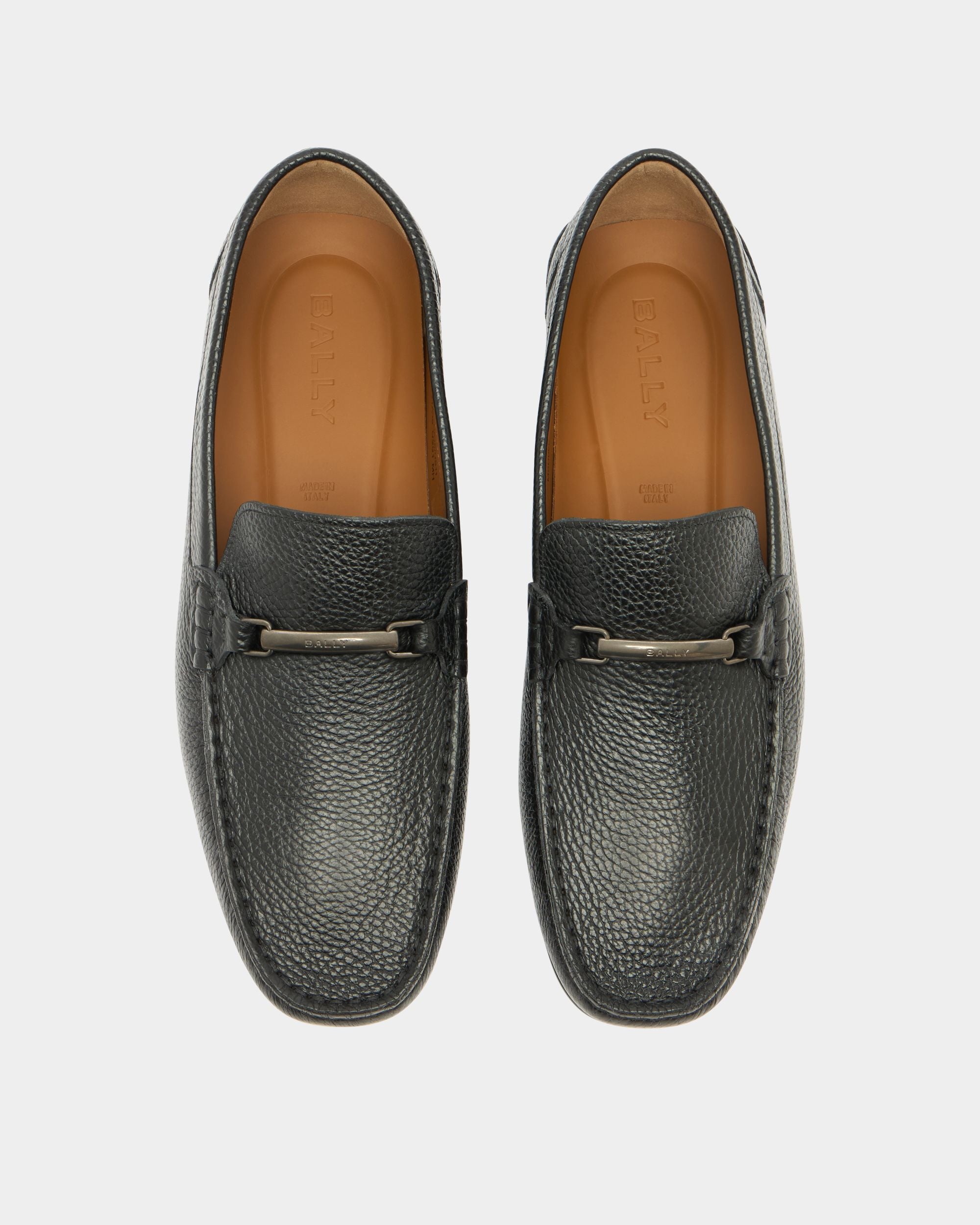 Bally Global - Clay ドライバー ブラックグレインレザー - ブラック