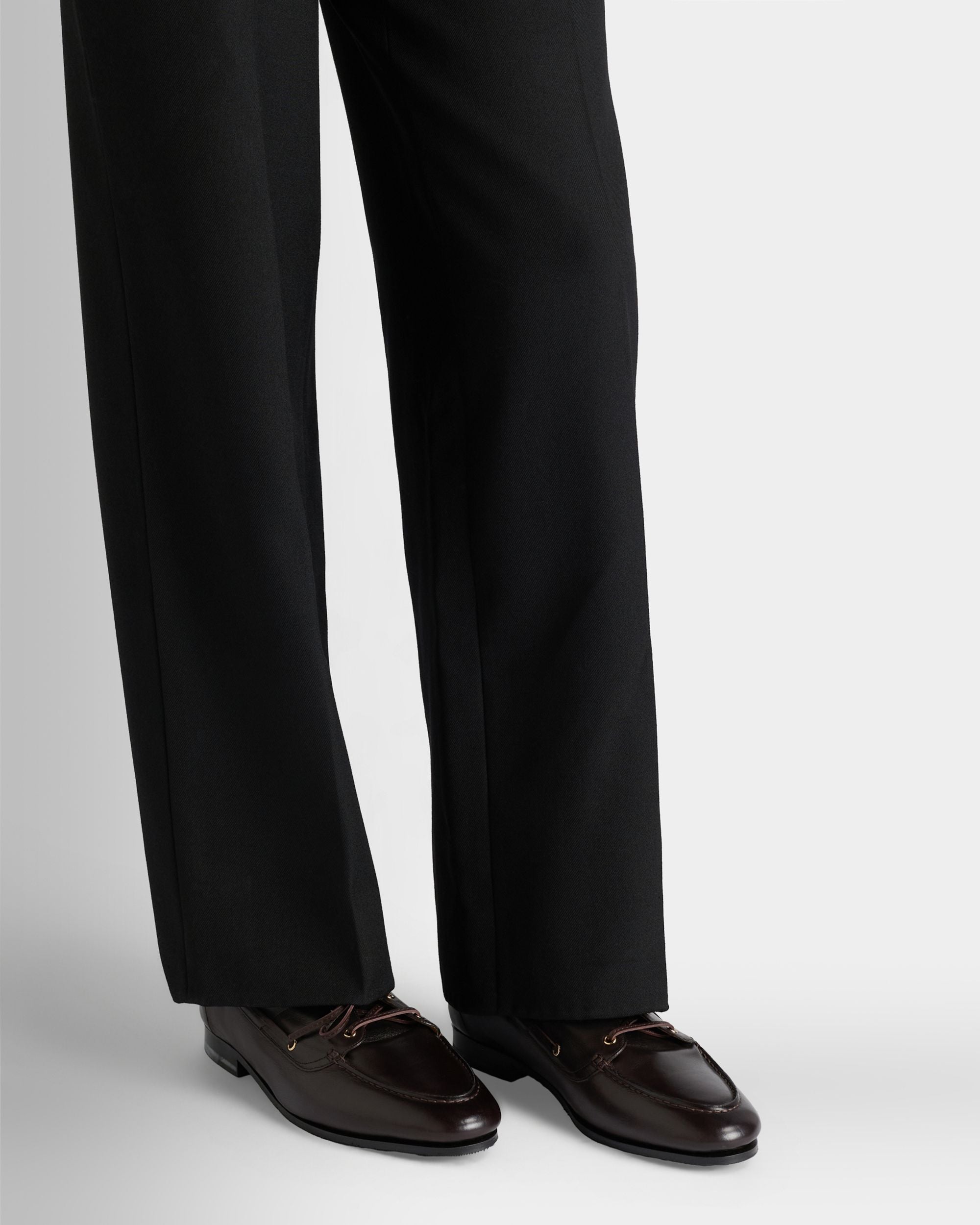 Bally Global - Plume モカシン ダークブラウン レザー - ブラウン