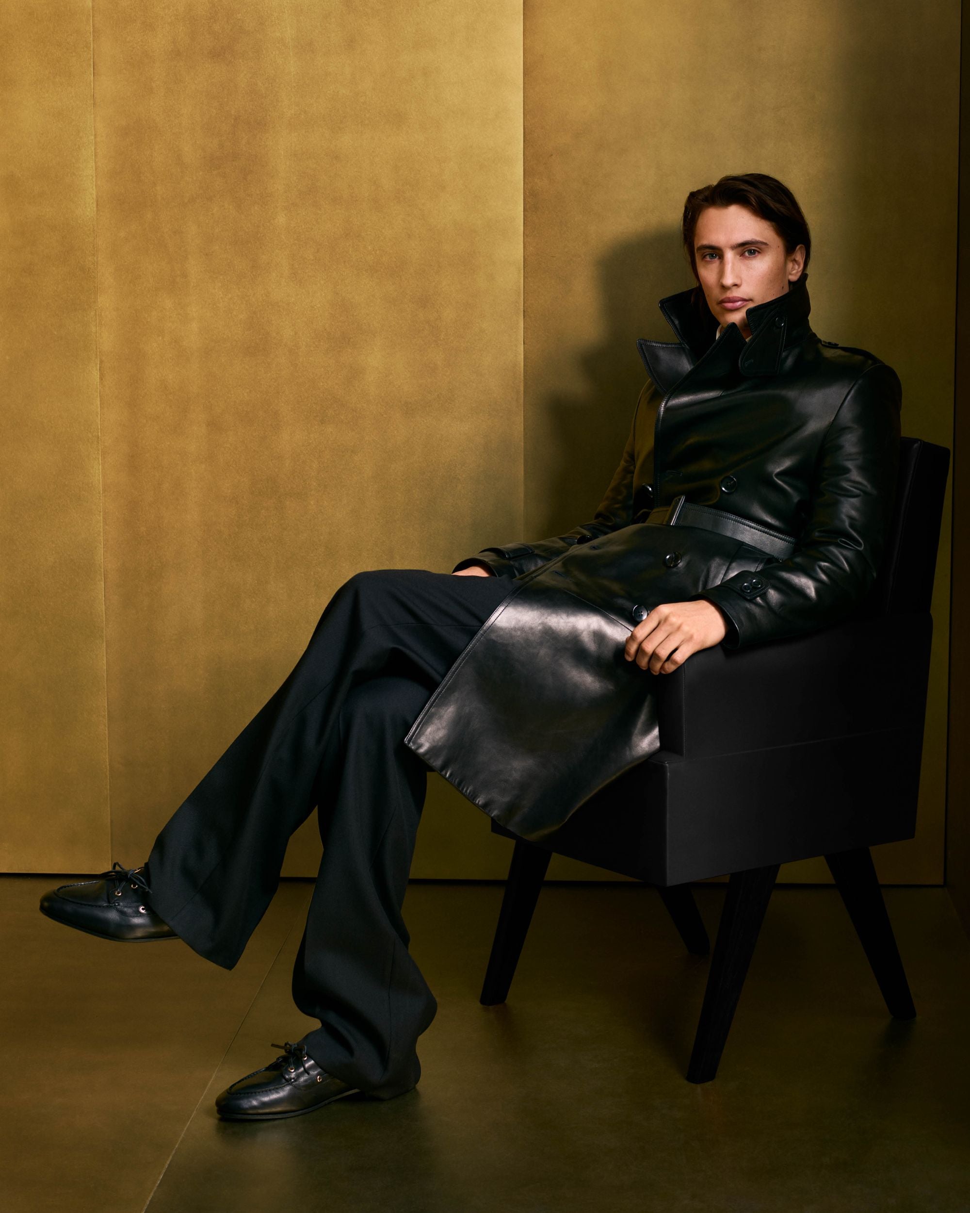 Bally Global - Plume モカシン ブラック レザー - ブラック