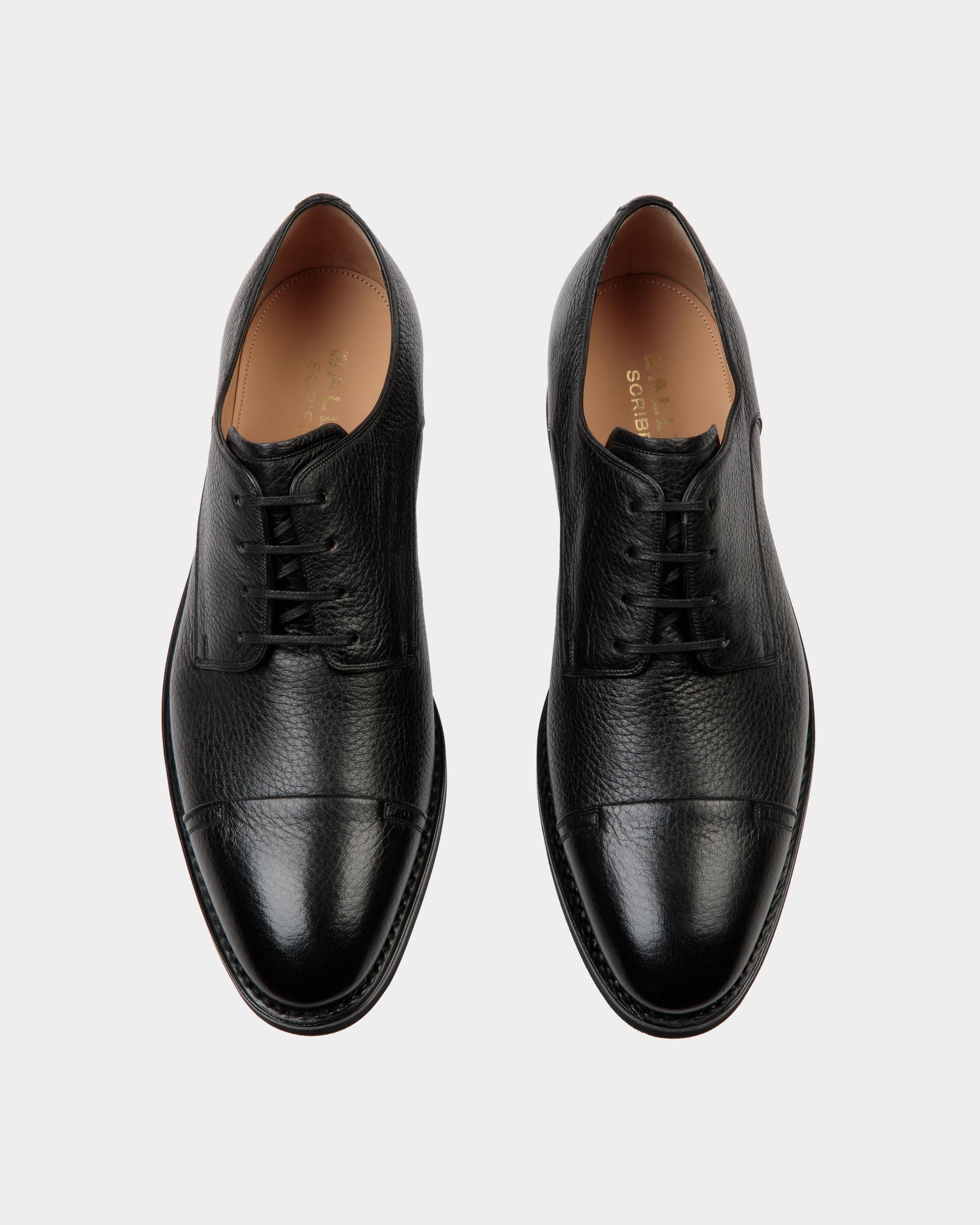 Bally Global - Scribe Un ダービーシューズ ブラック ディアスキンレザー - ブラック