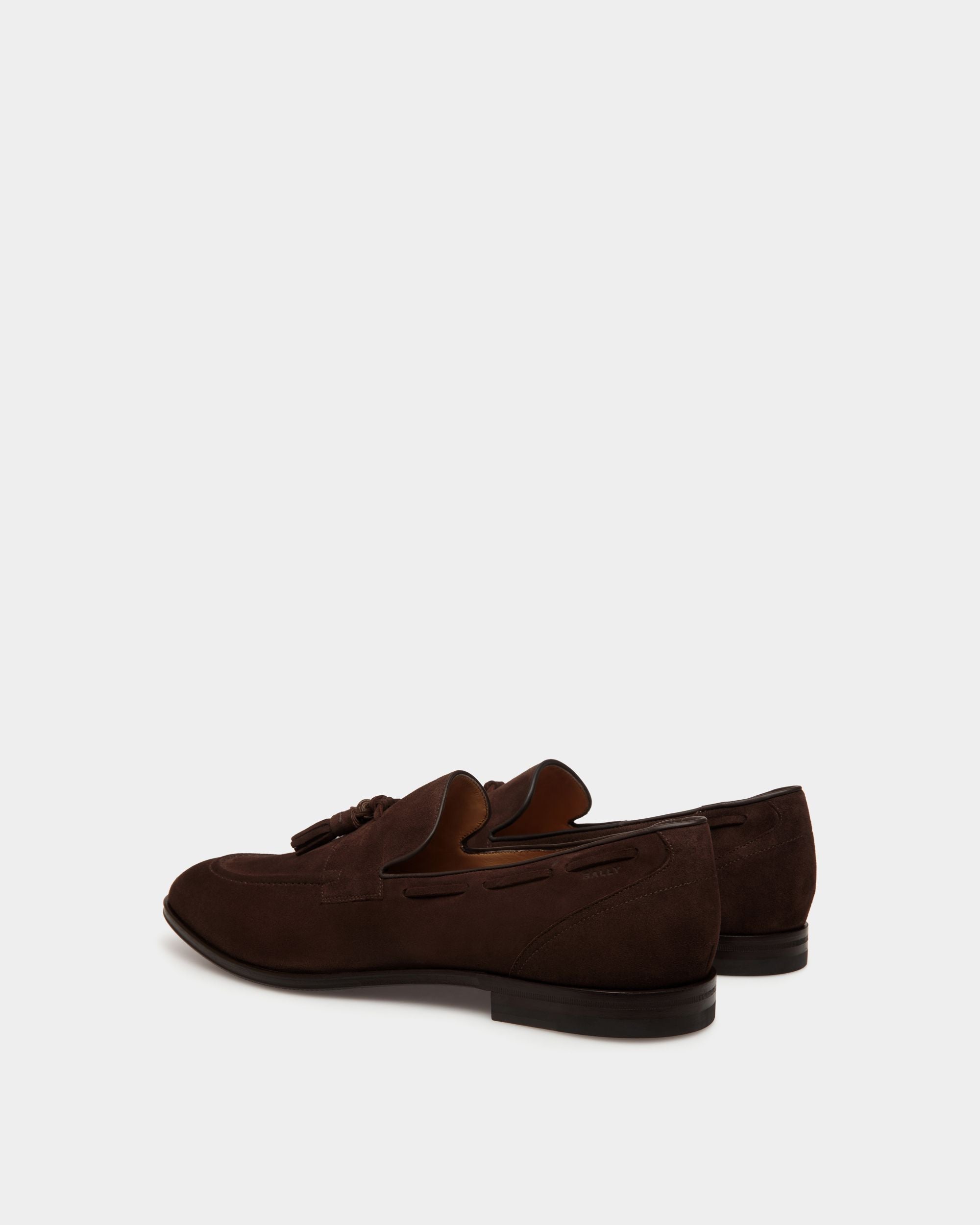 Bally Global - Westminster Loafer in Ebano Suede - Brown