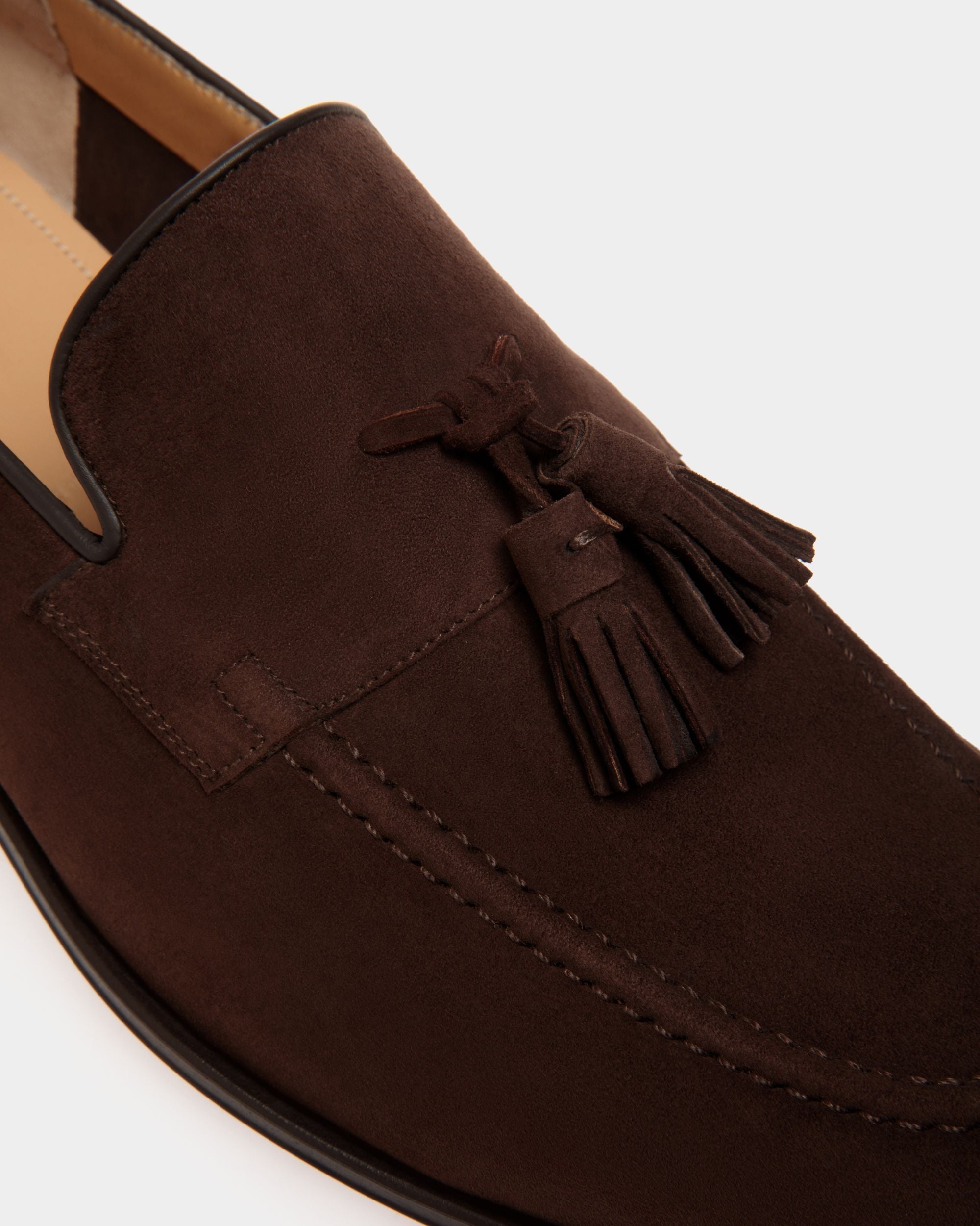 Bally Global - Westminster Loafer in Ebano Suede - Brown