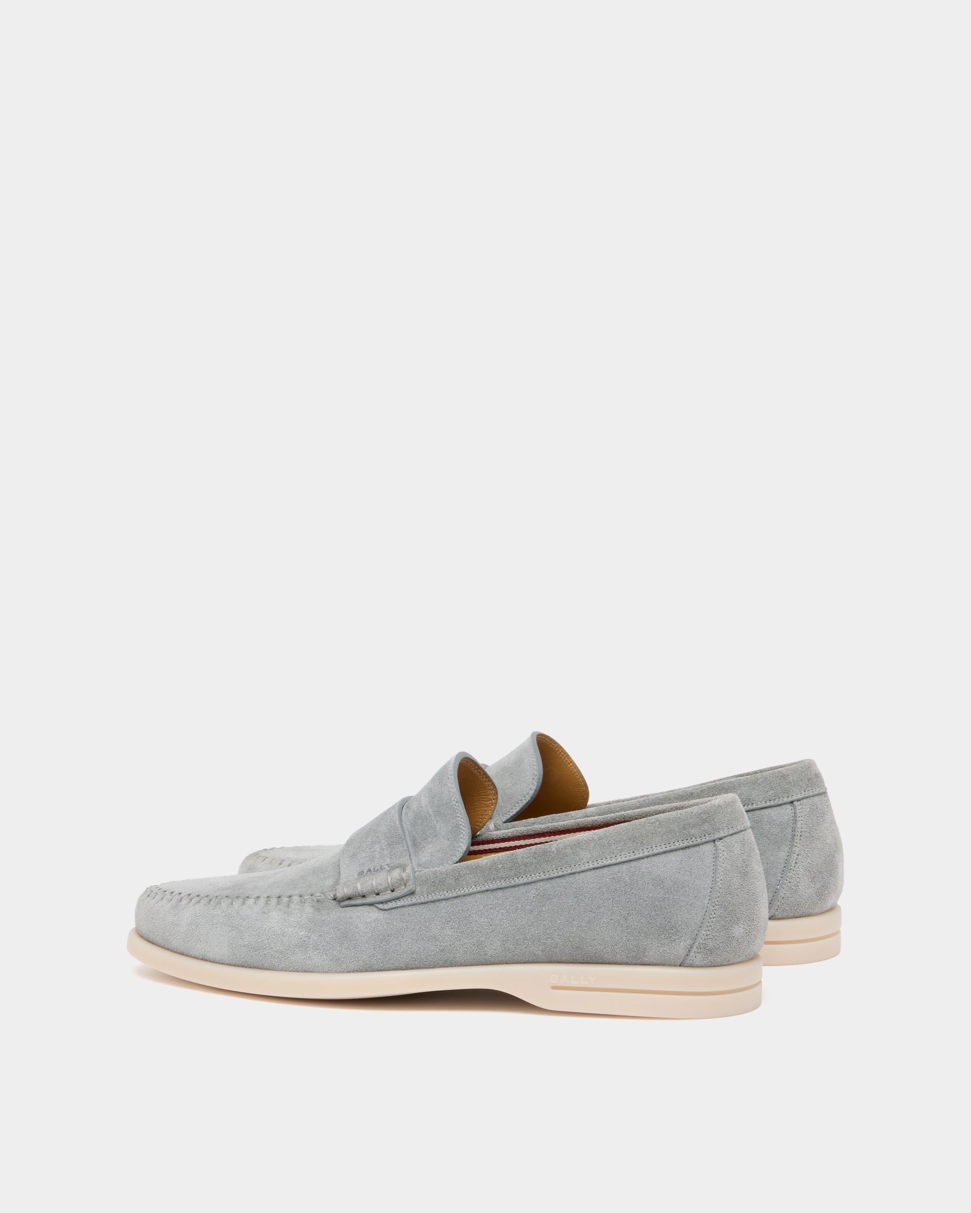 Bally Global - Switz Moc Loafer in Grey Suede - Grey