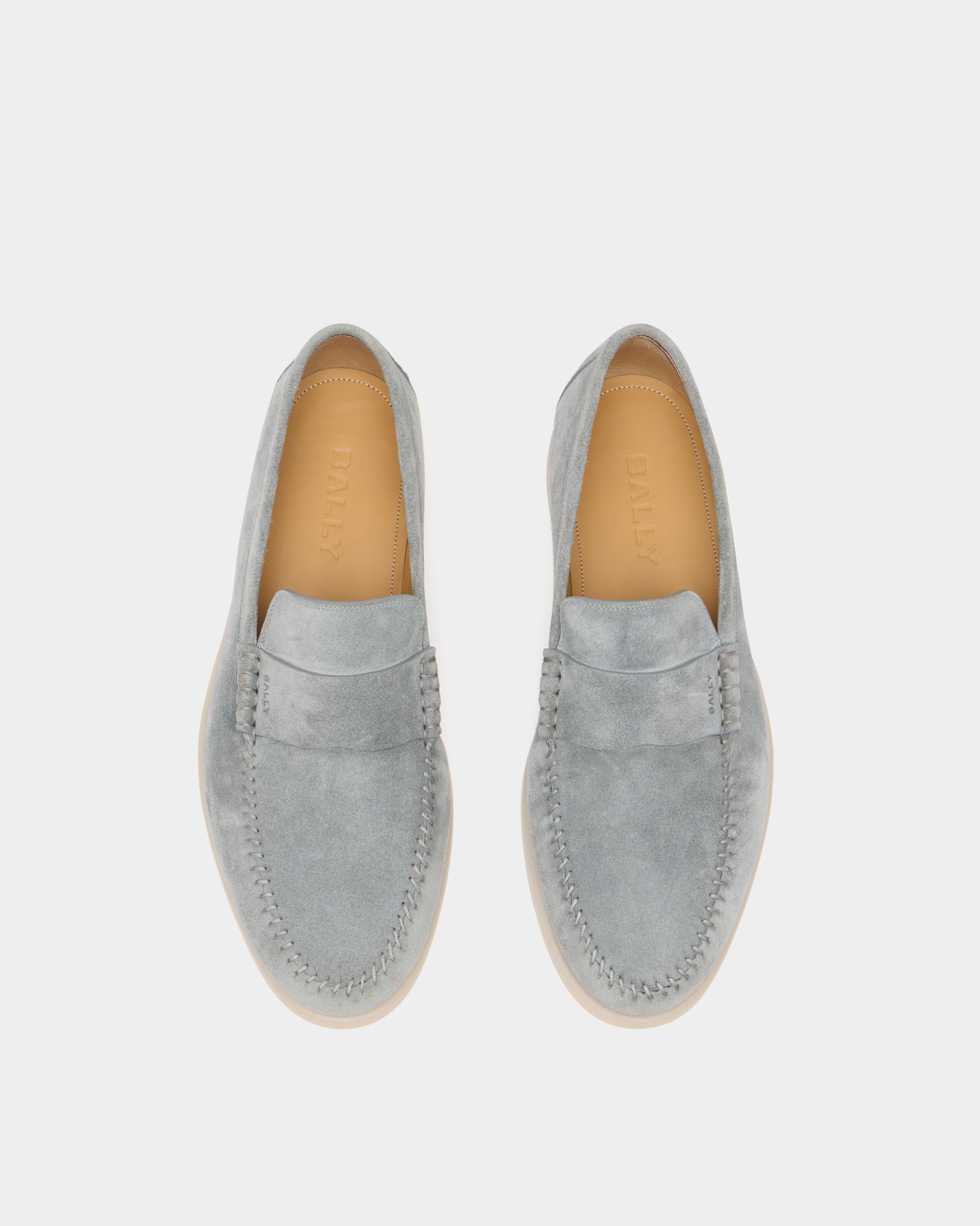 Bally Global - Switz Moc Loafer in Grey Suede - Grey