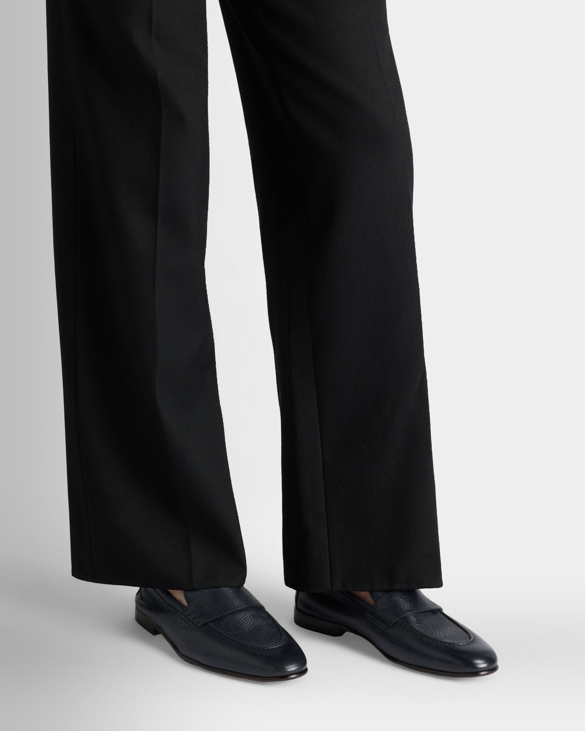 Bally Global - Elios ローファー ブルーグレインレザー - ブルー