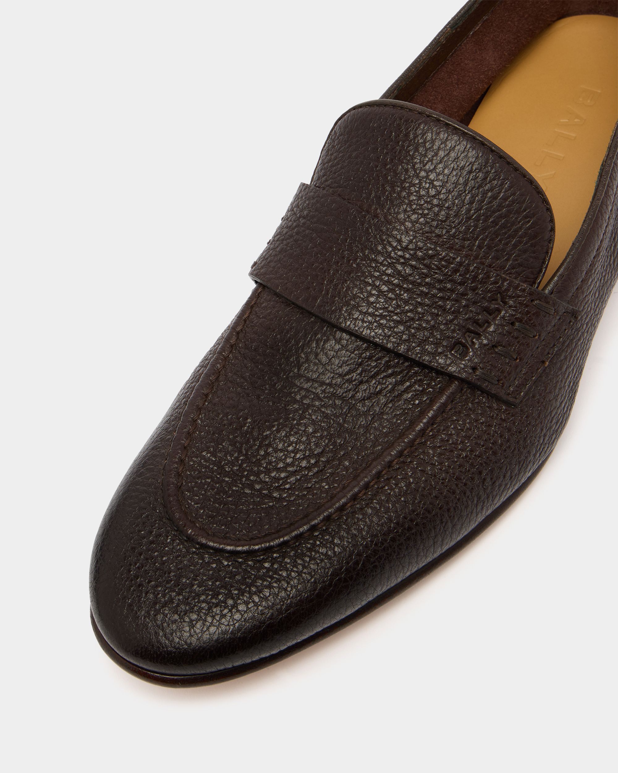 Bally Global - Elios ローファー ブラウングレインレザー - ブラウン