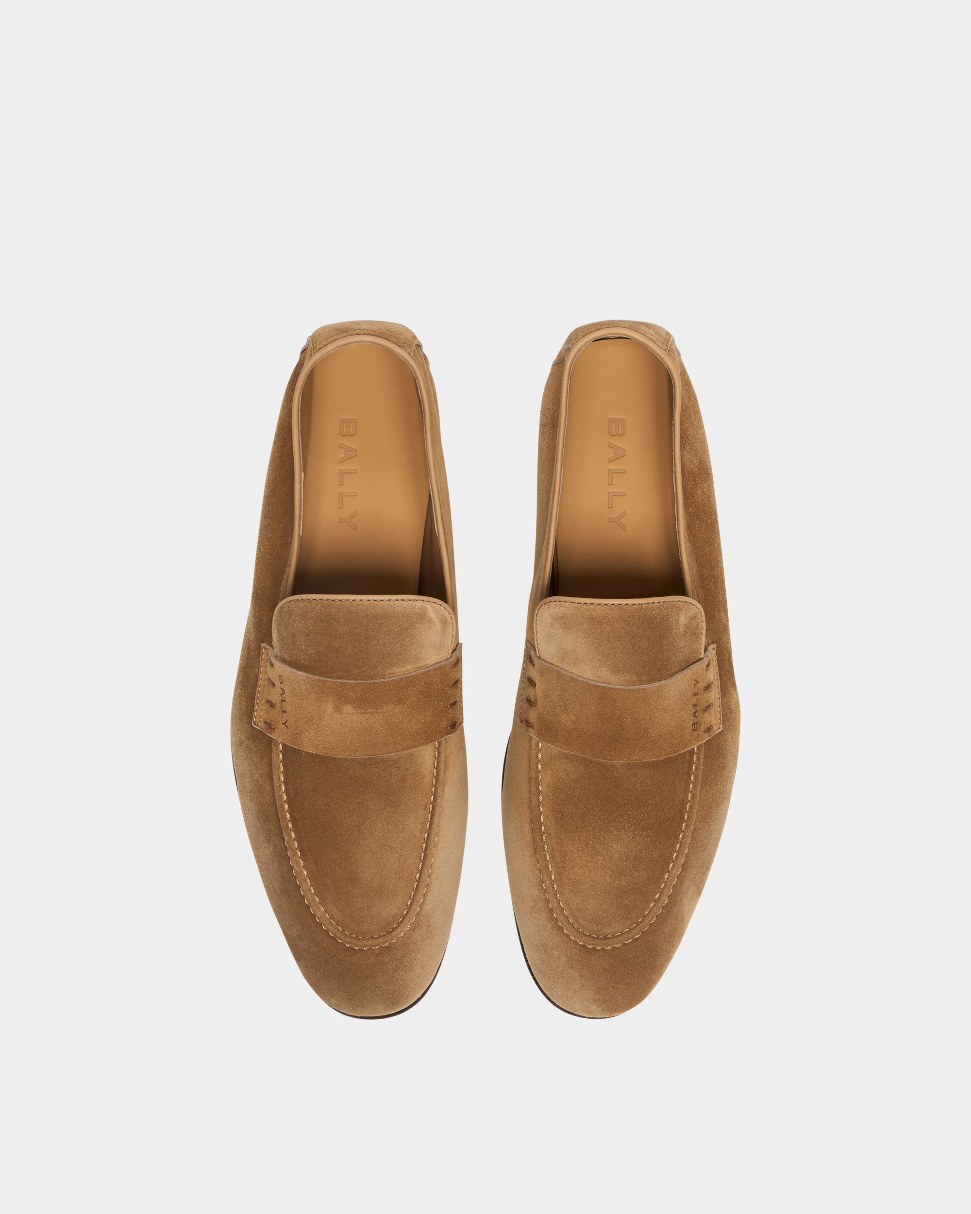 Bally Global - Elios Loafer in Beige Suede - Beige