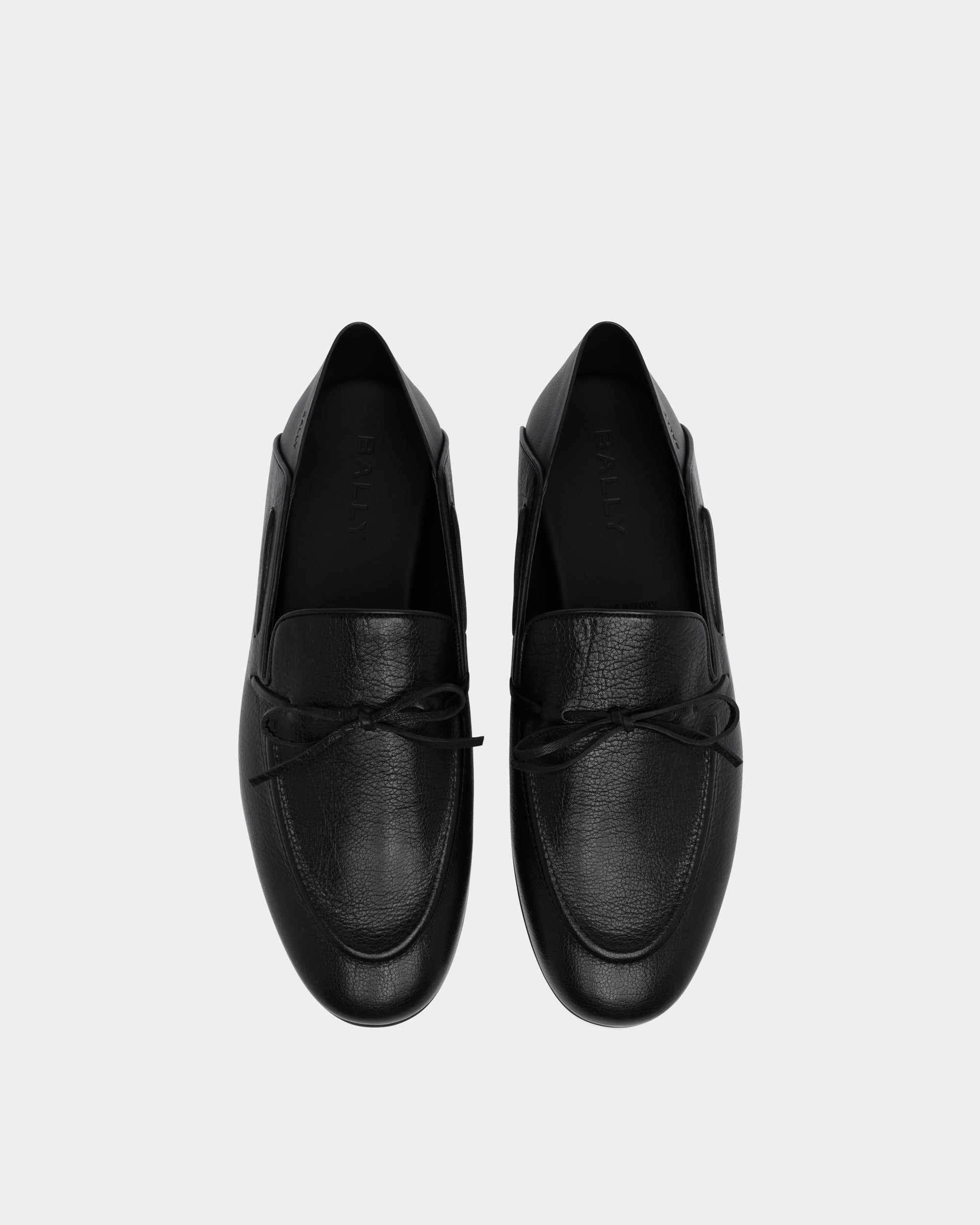 Bally Global - Eclat ローファー ブラックグレインレザー - ブラック