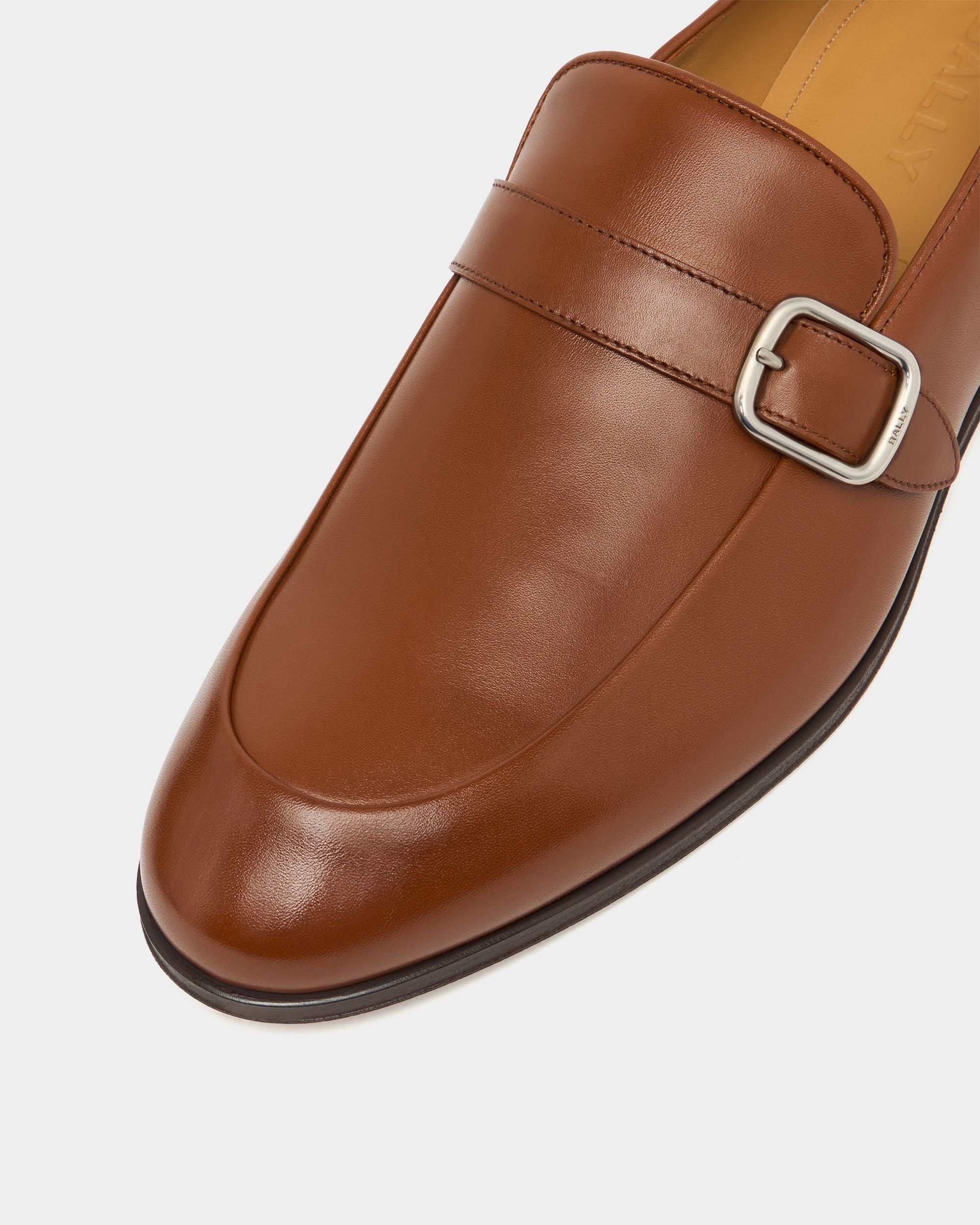 Bally Global - Regent Loafer in Amber Brown Leather - Brown