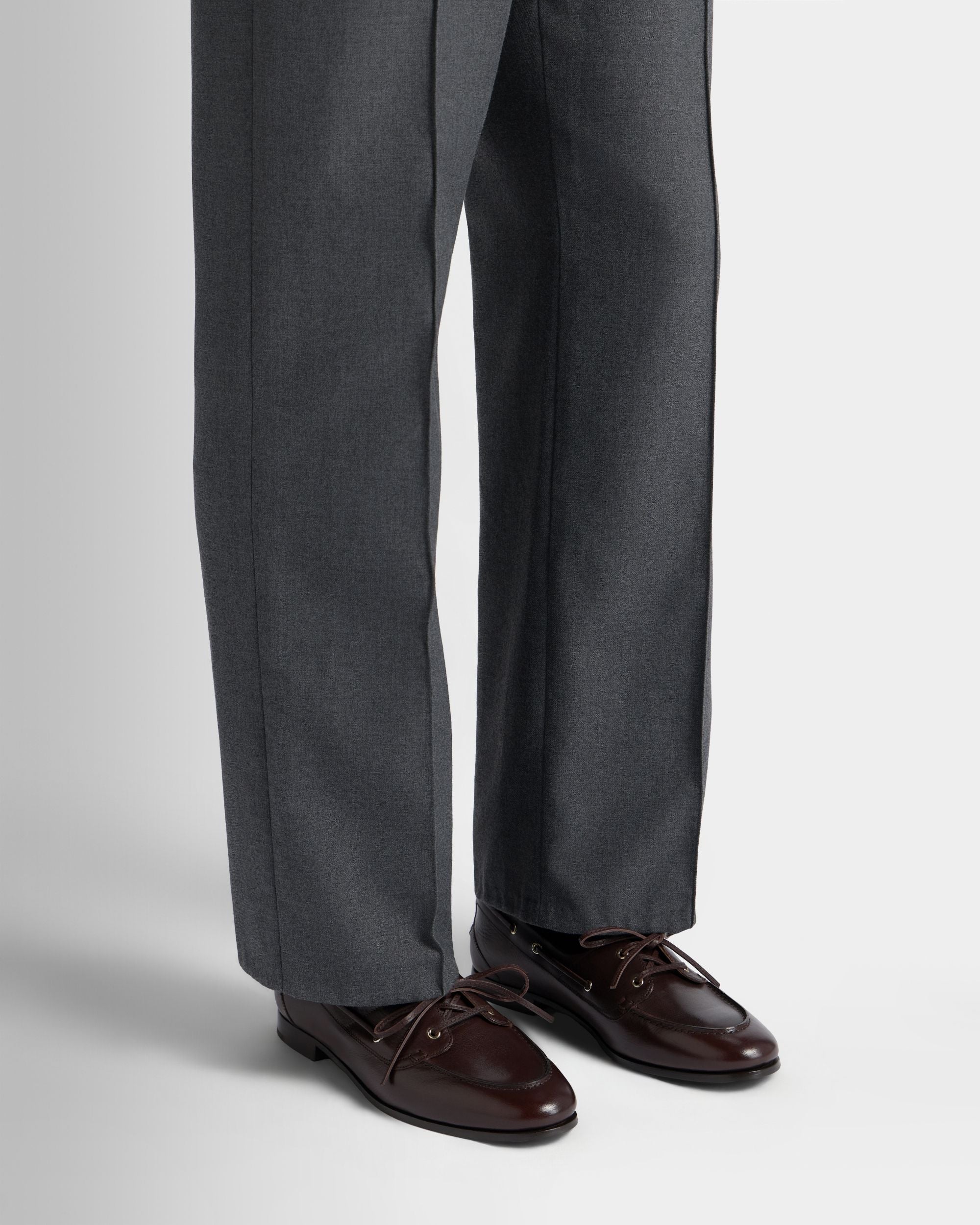 Bally Global - Plume モカシン エバノレザー - ブラウン