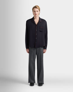 クリスマスカプセル Shirt ネイビーブルーツイル