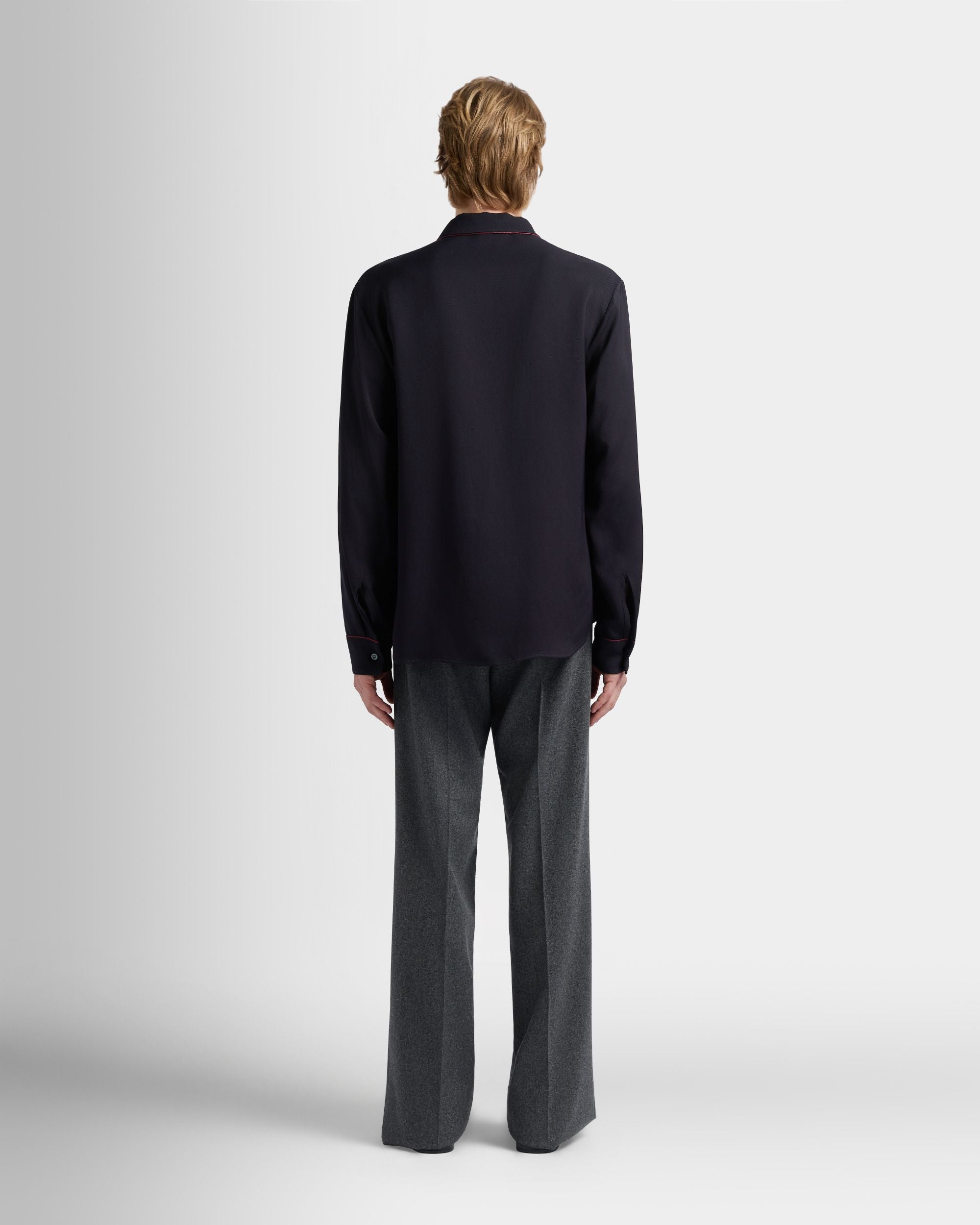 Bally Global - クリスマスカプセル Shirt ネイビーブルーツイル - ブルー