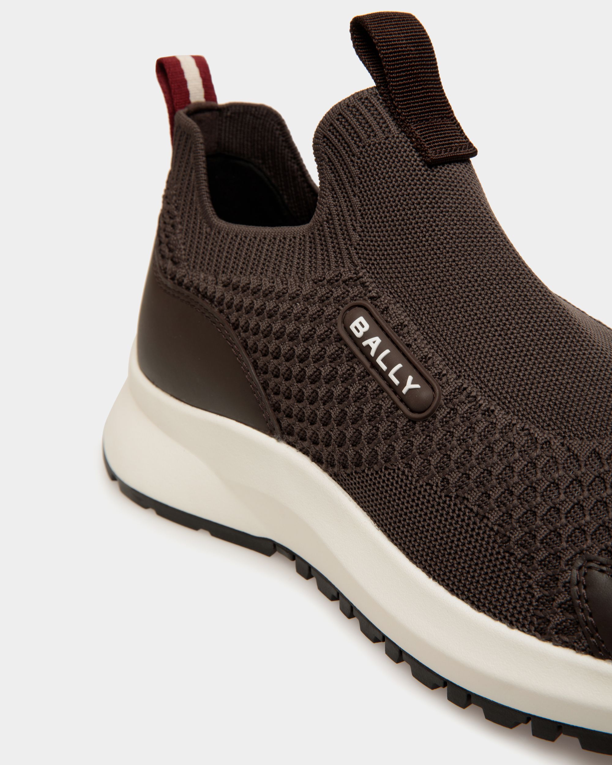 Bally Global - Outline スニーカー エバノブラウン ニット - ブラウン