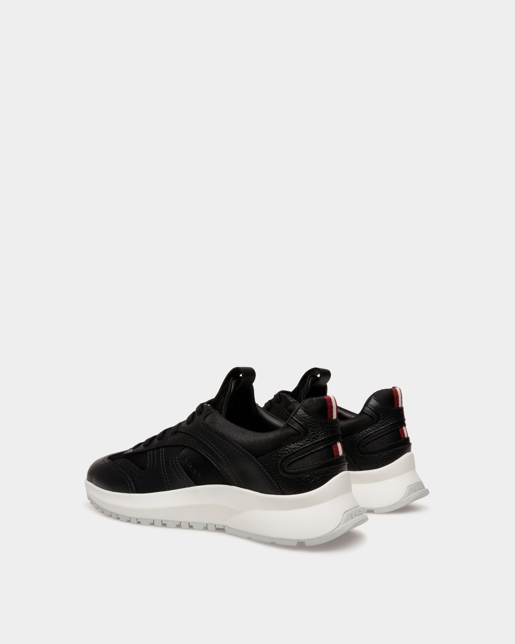 Bally Global - Outline スニーカー ブラック＆ホワイト レザー＆ナイロン - ブラック