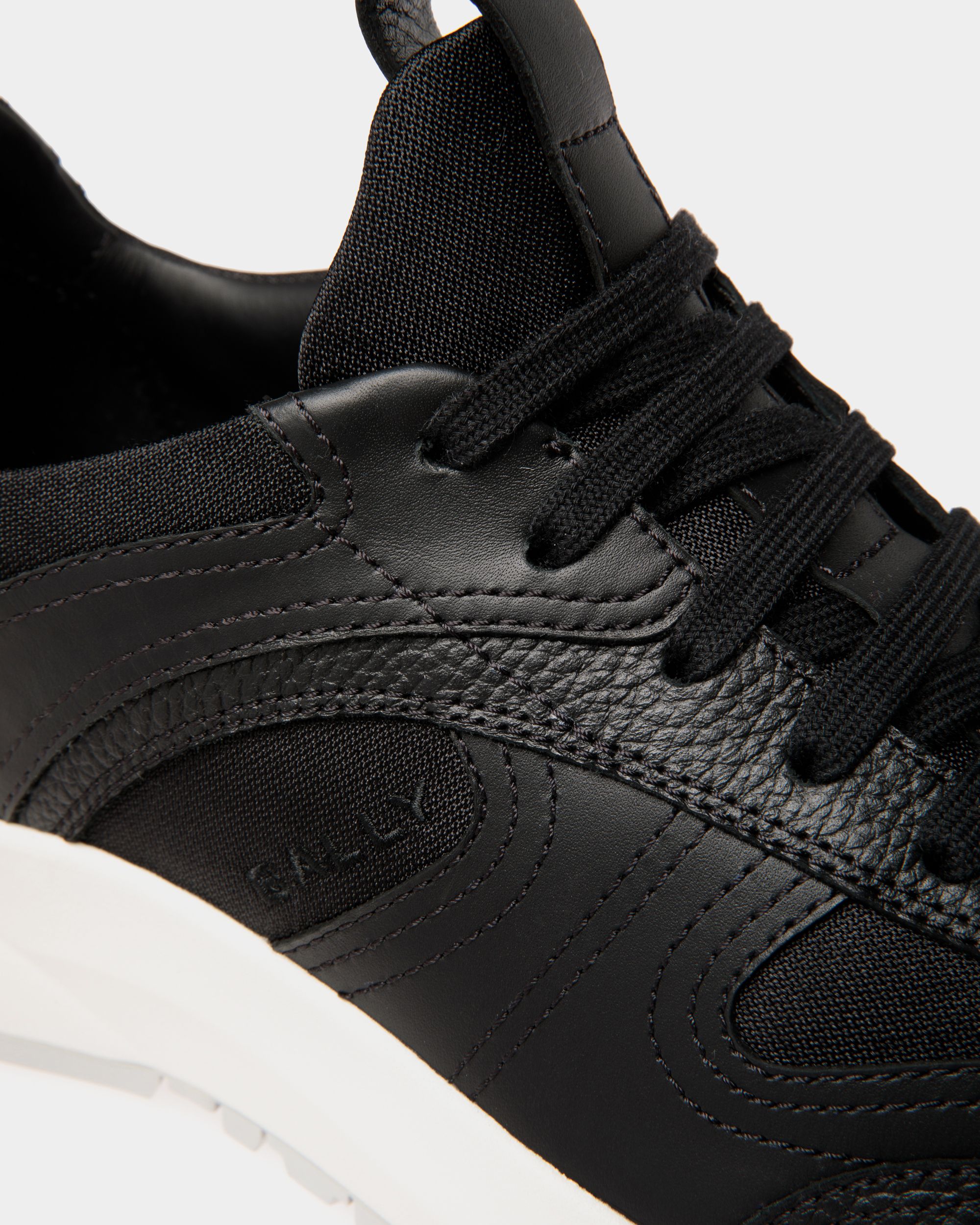 Bally Global - Outline スニーカー ブラック＆ホワイト レザー＆ナイロン - ブラック