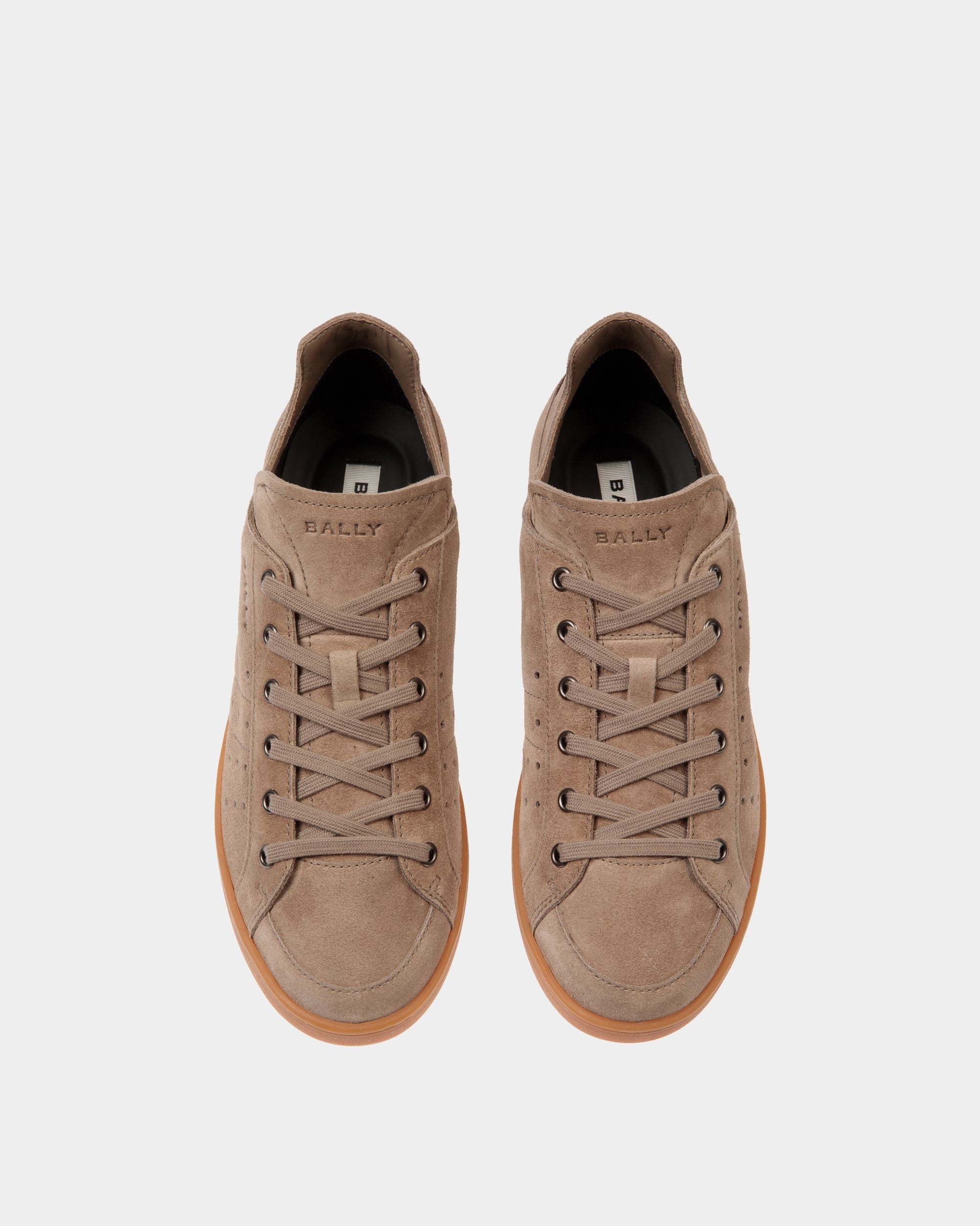 Bally Global - Tennis スニーカー トープブラウン＆ディープバーガンディ スエード - ブラウン
