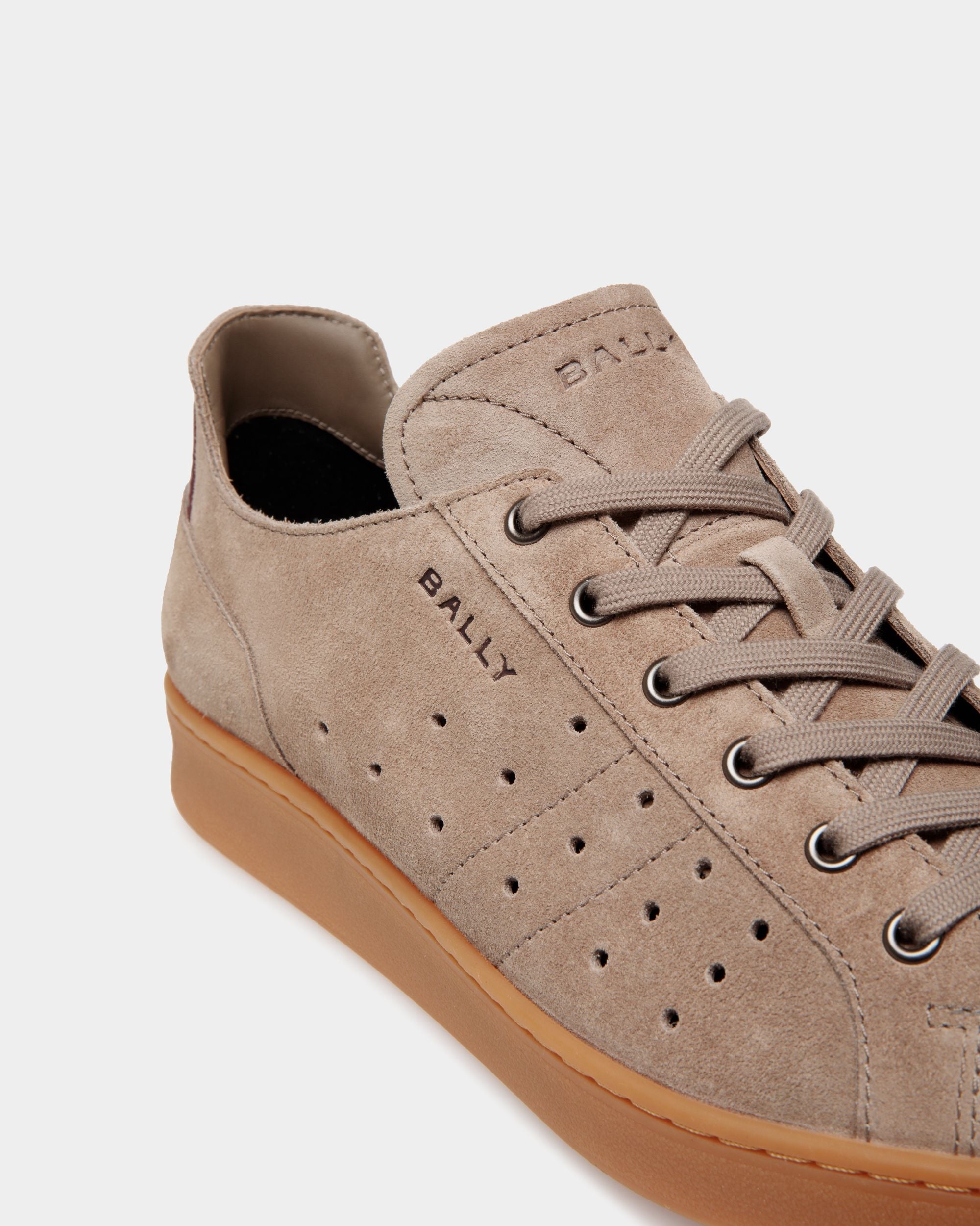 Bally Global - Tennis スニーカー トープブラウン＆ディープバーガンディ スエード - ブラウン