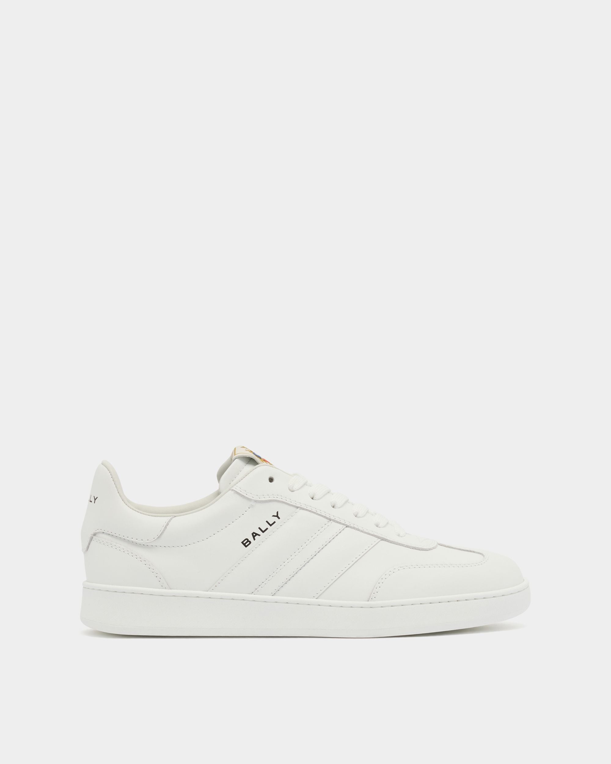 Bally Global - Retro Crest Sneaker in White Leather - White