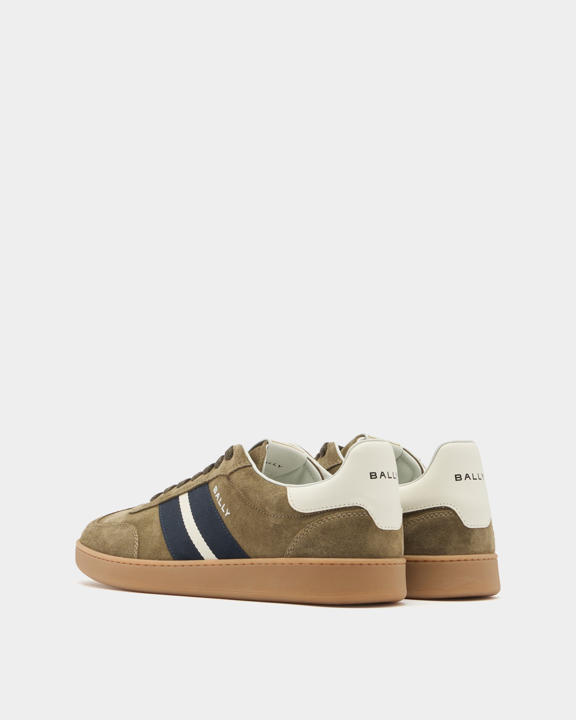 Bally Global - Retro Crest スニーカー グリーンスエード - グリーン