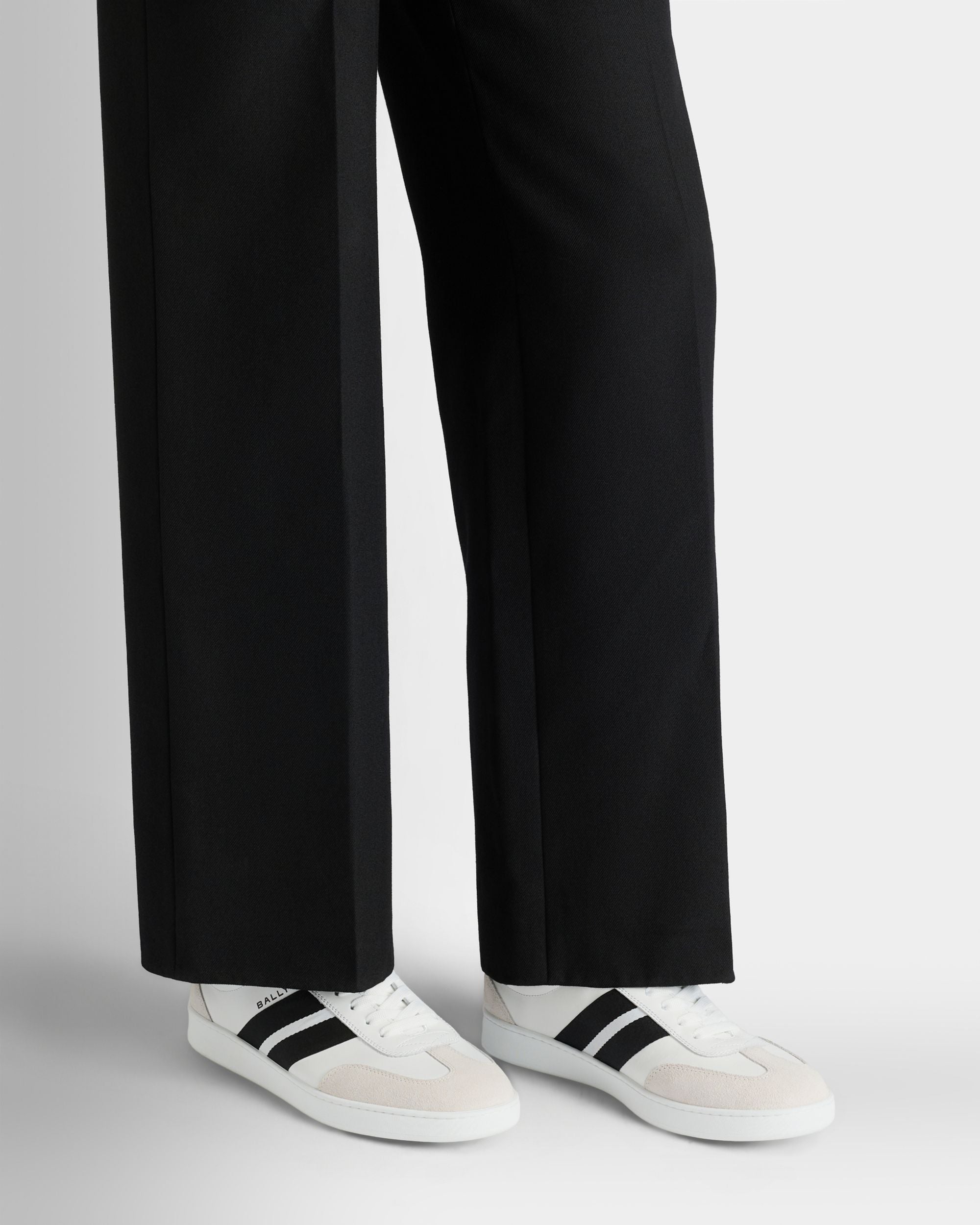 Bally Global - Retro Crest スニーカー ホワイト レザー - ホワイト