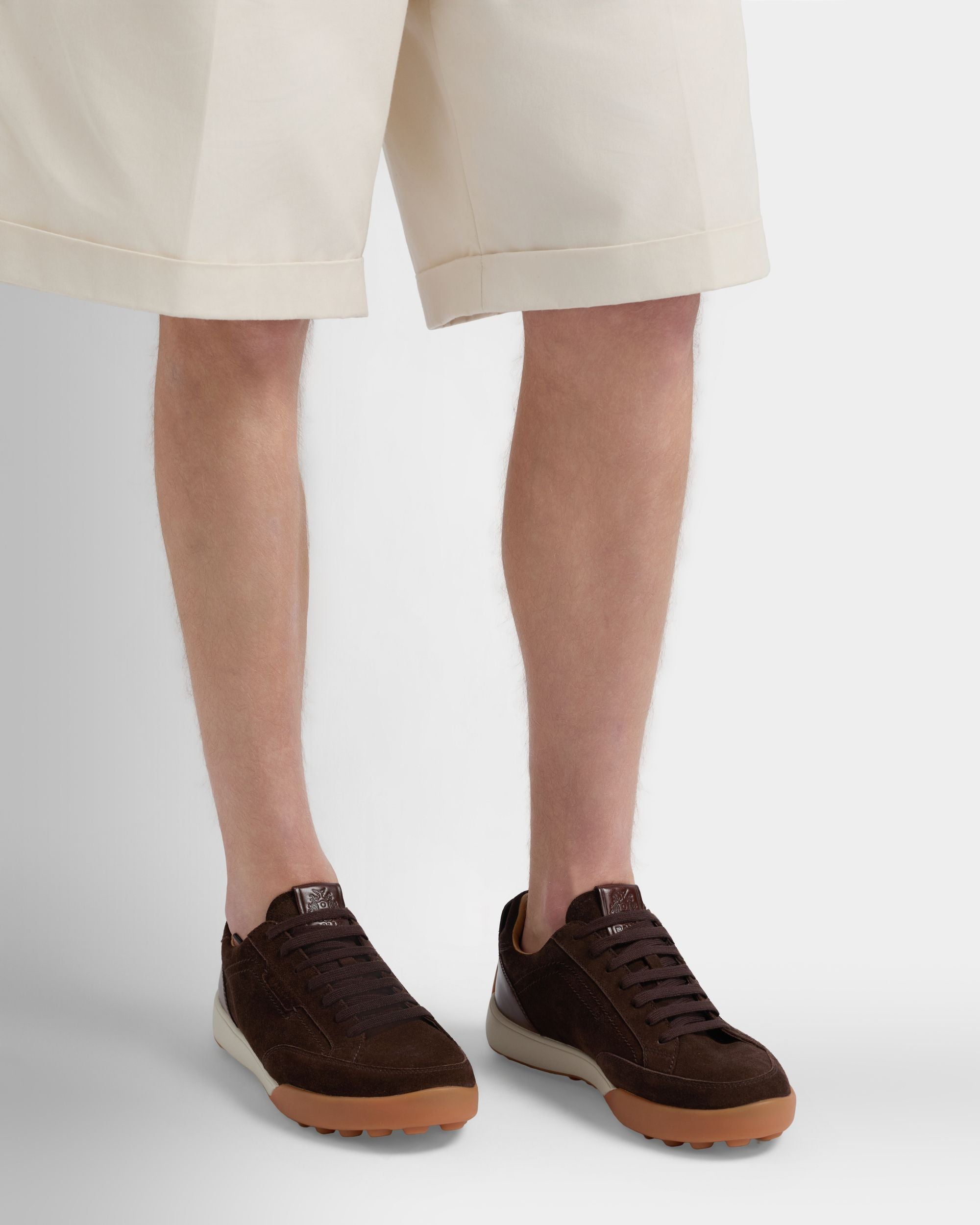 Bally Global - Manto Runner Sneaker in Brown Suede - Brown