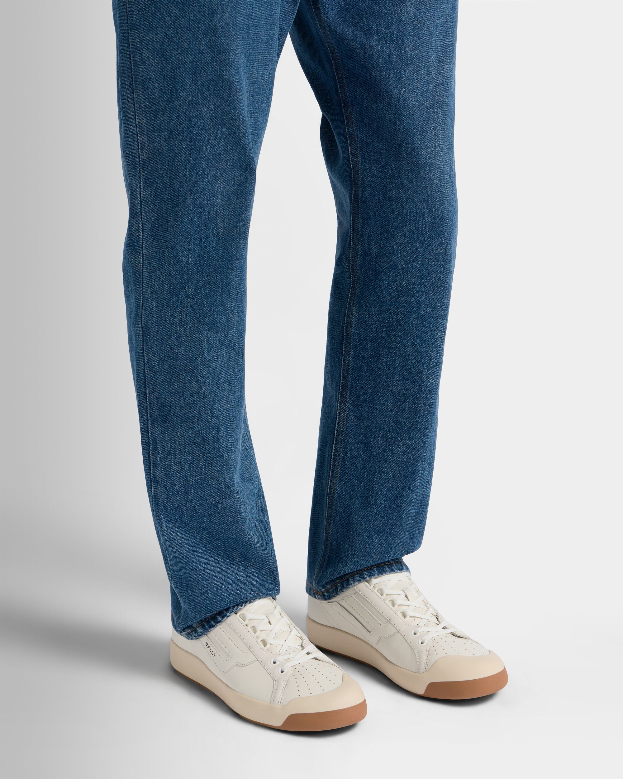 Bally Global - Competition Sneaker in White Leather - White