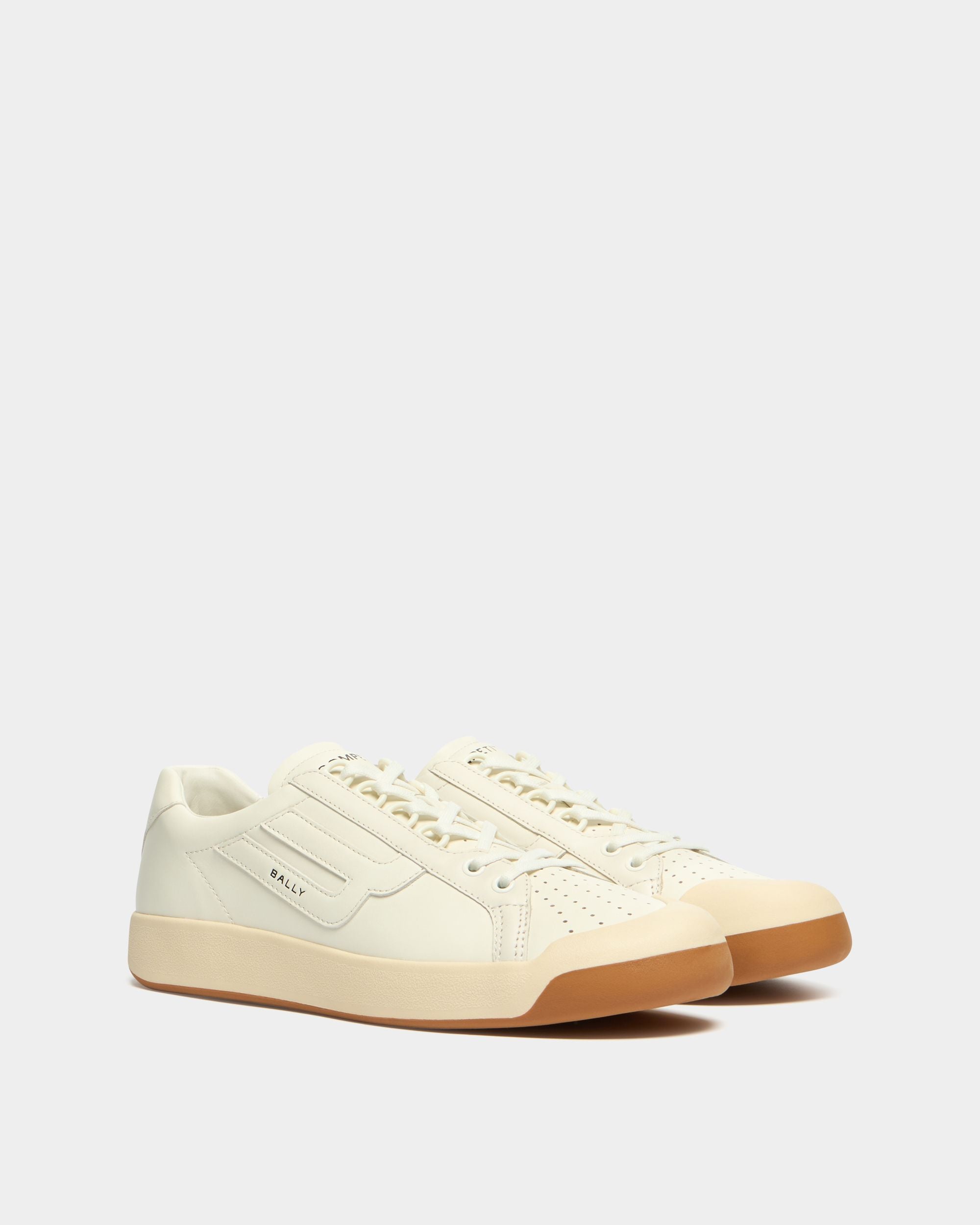 Bally Global - Competition Sneaker in White Leather - White