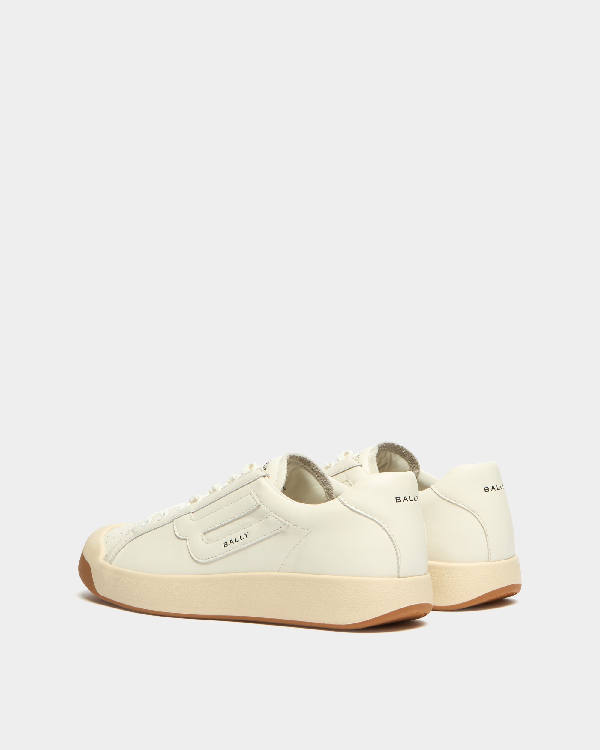 Bally Global - Competition Sneaker in White Leather - White