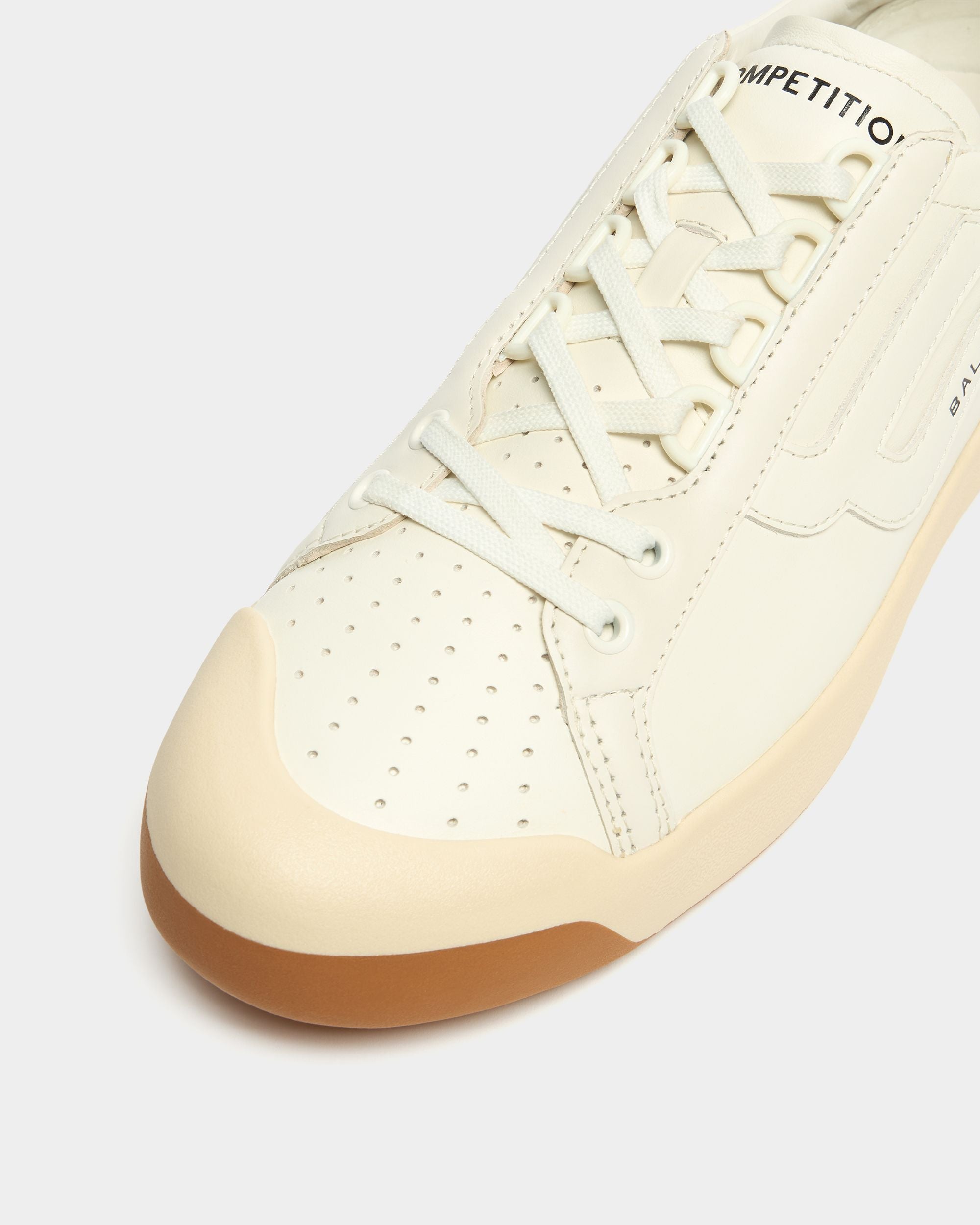 Bally Global - Competition Sneaker in White Leather - White