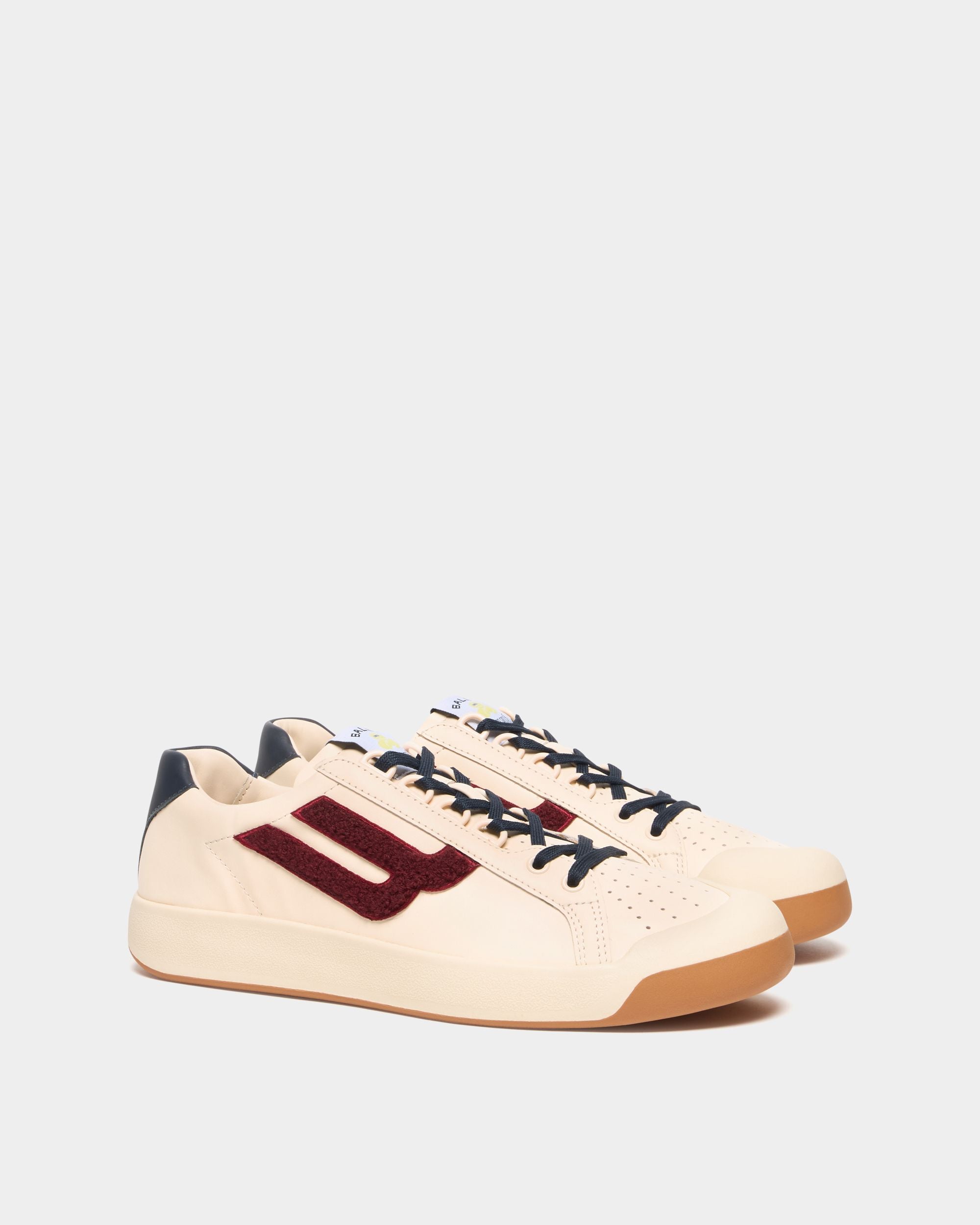 Bally Global - テニスコレクション スニーカー ホワイト＆レッドレザー - マルチカラー