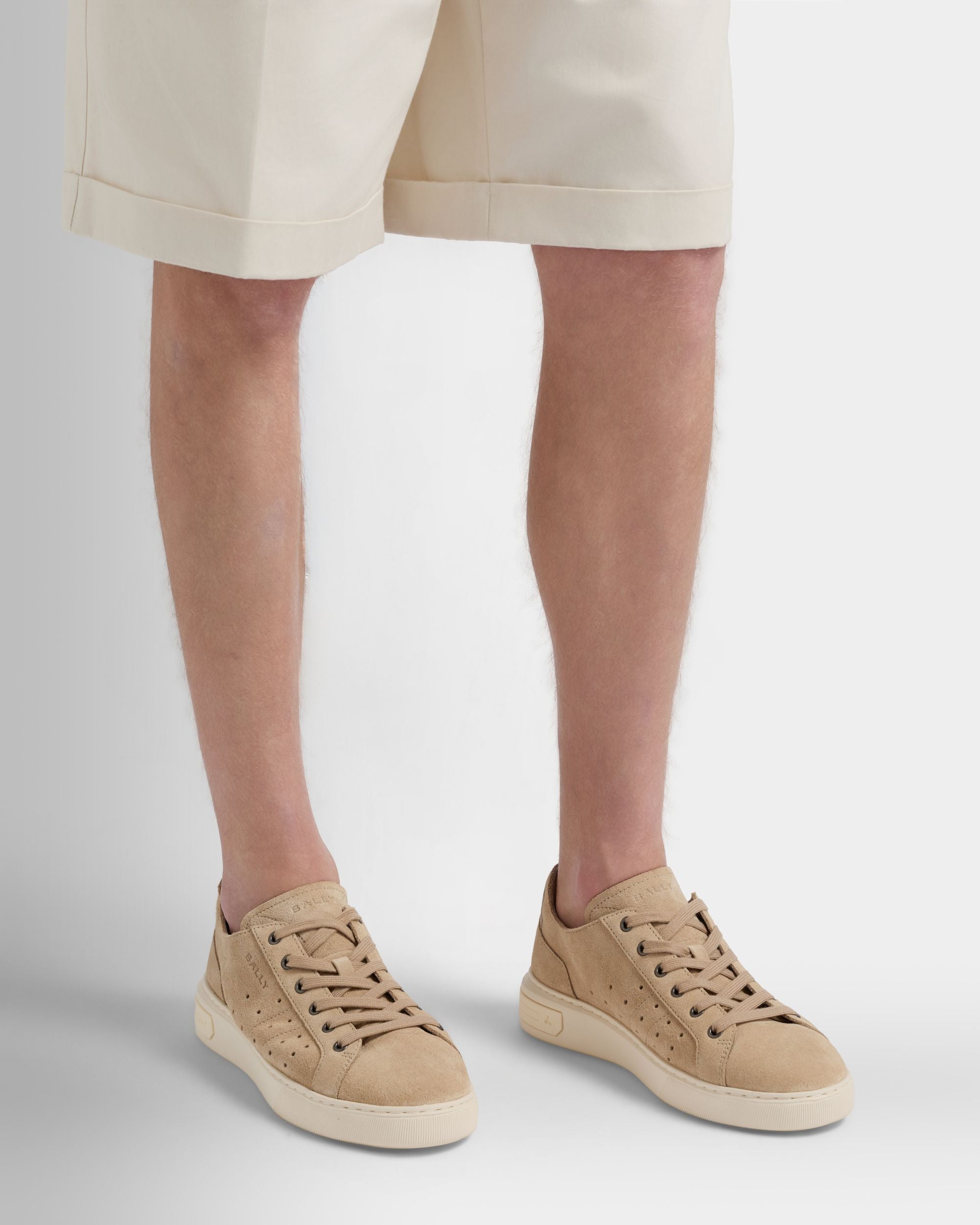 Bally Global - Bally Lift スニーカー ベージュスエード - ベージュ