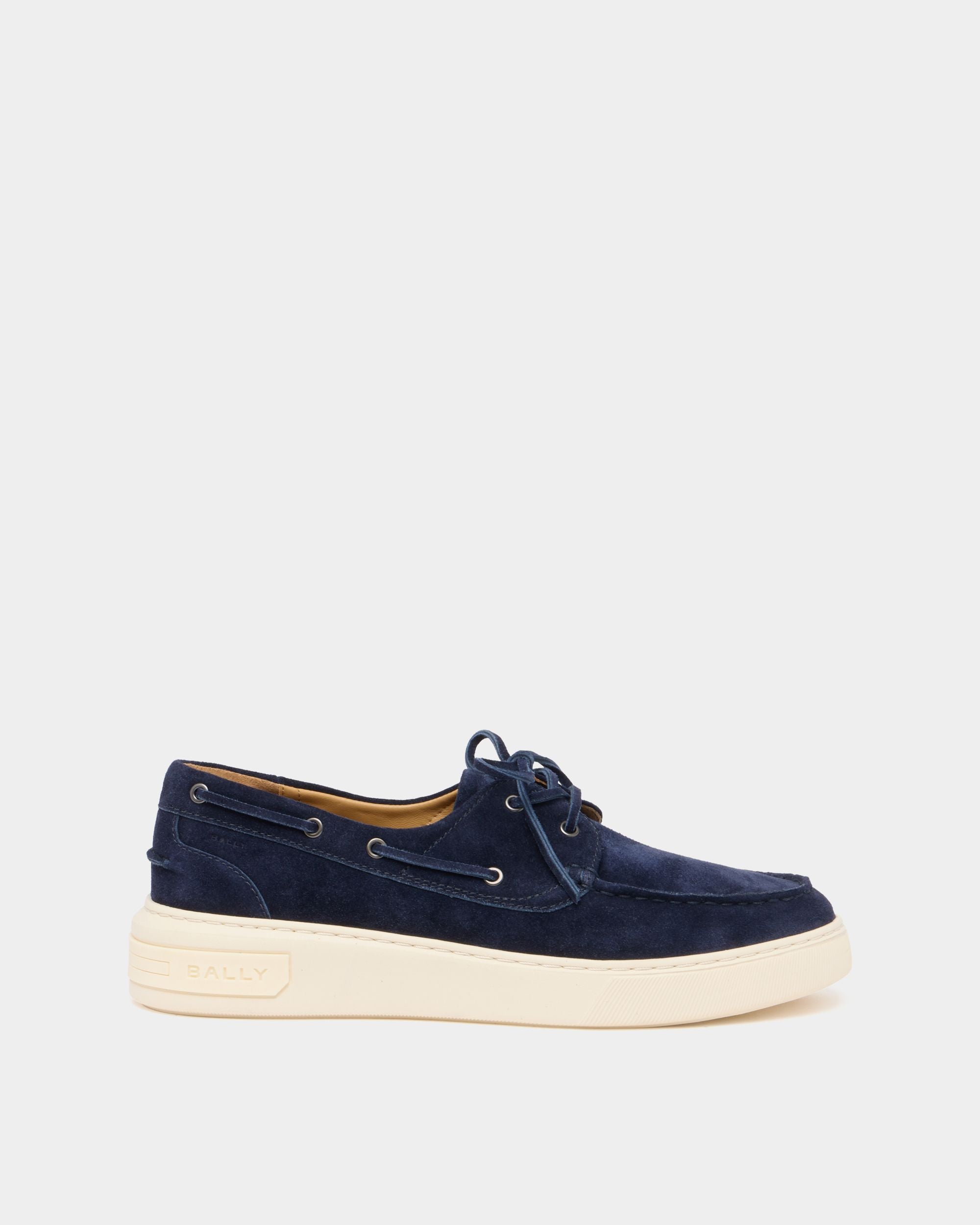 Bally Global - Bally Lift スニーカー ネイビーブルースエード - ブルー