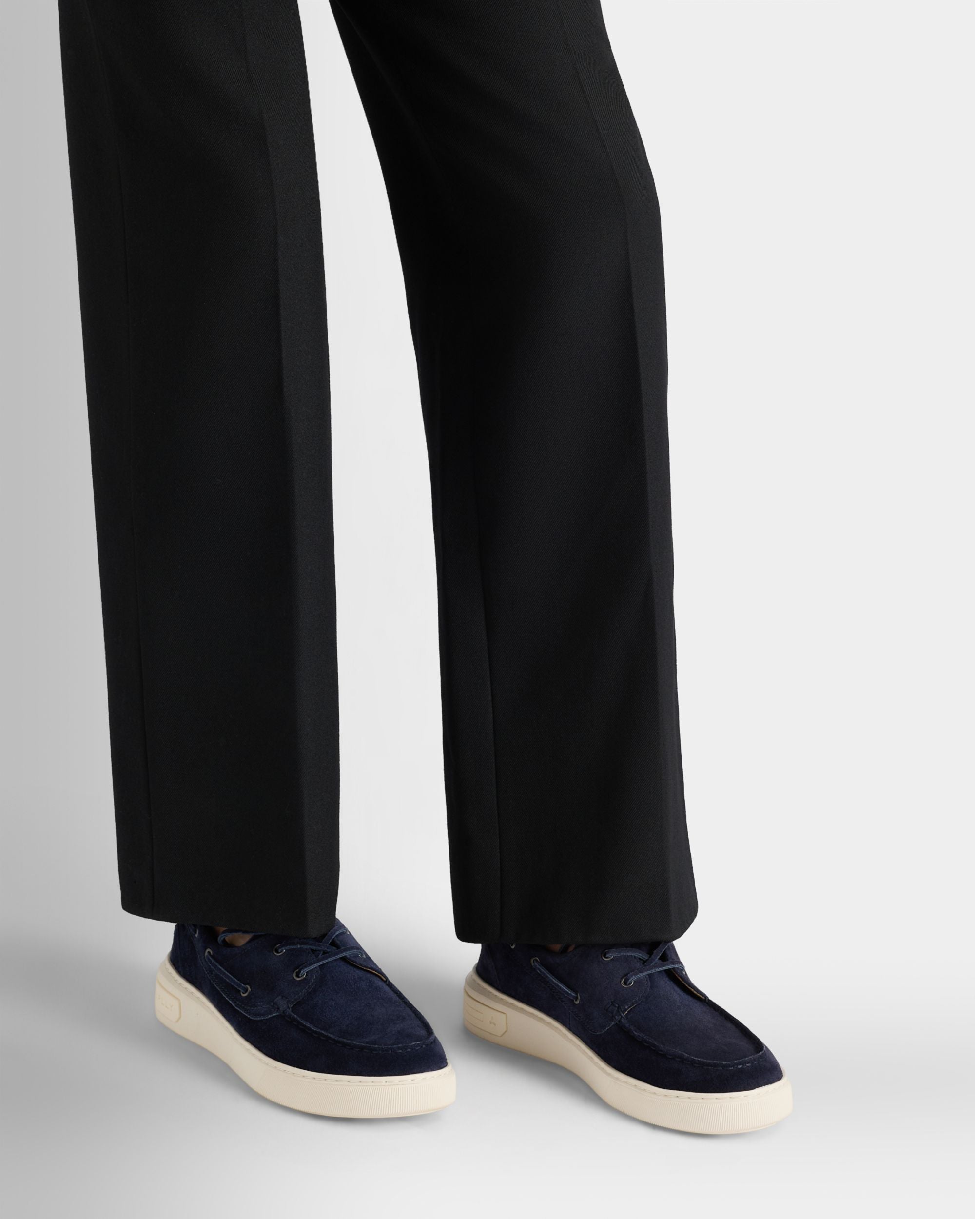 Bally Global - Bally Lift スニーカー ネイビーブルースエード - ブルー