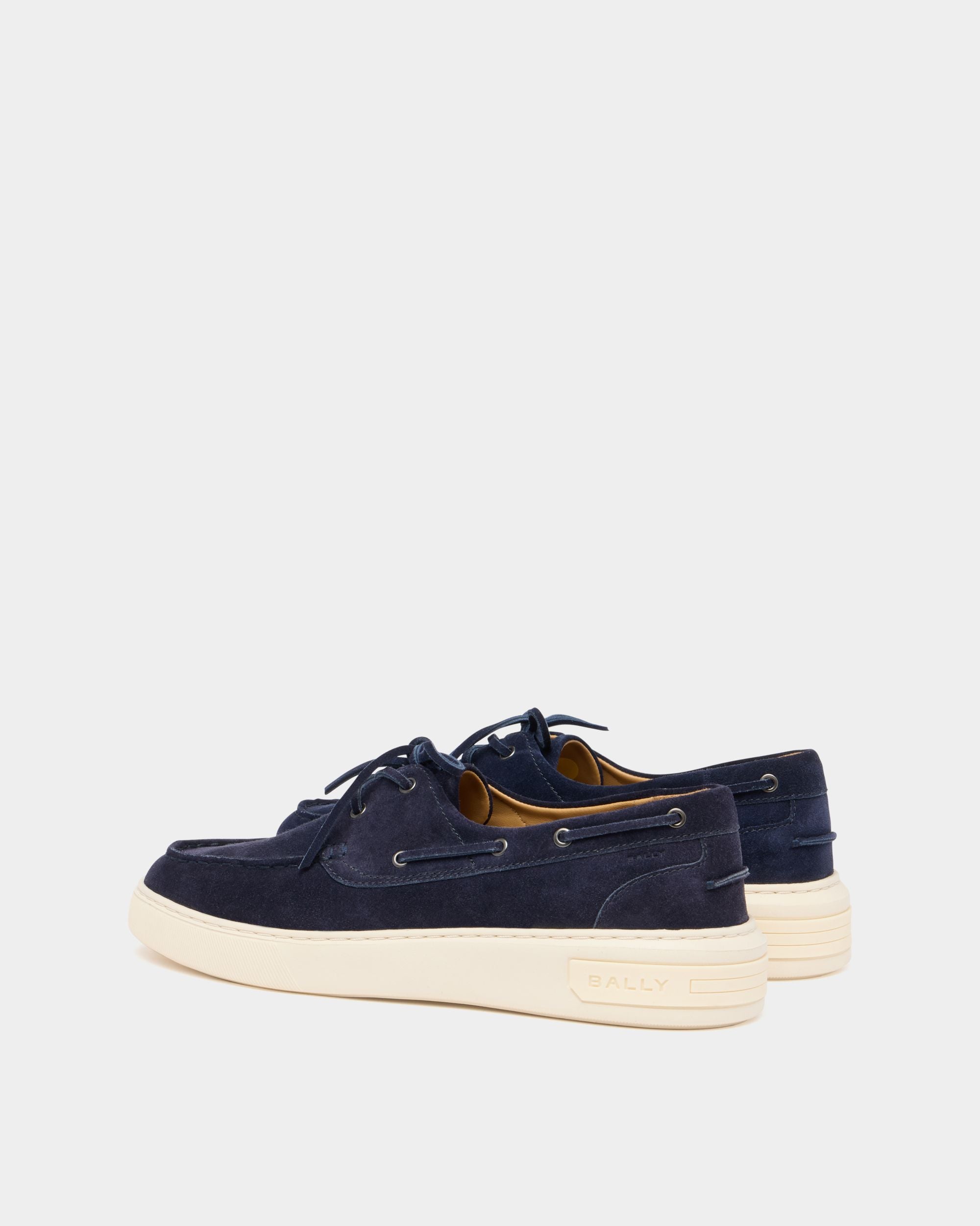 Bally Global - Bally Lift スニーカー ネイビーブルースエード - ブルー