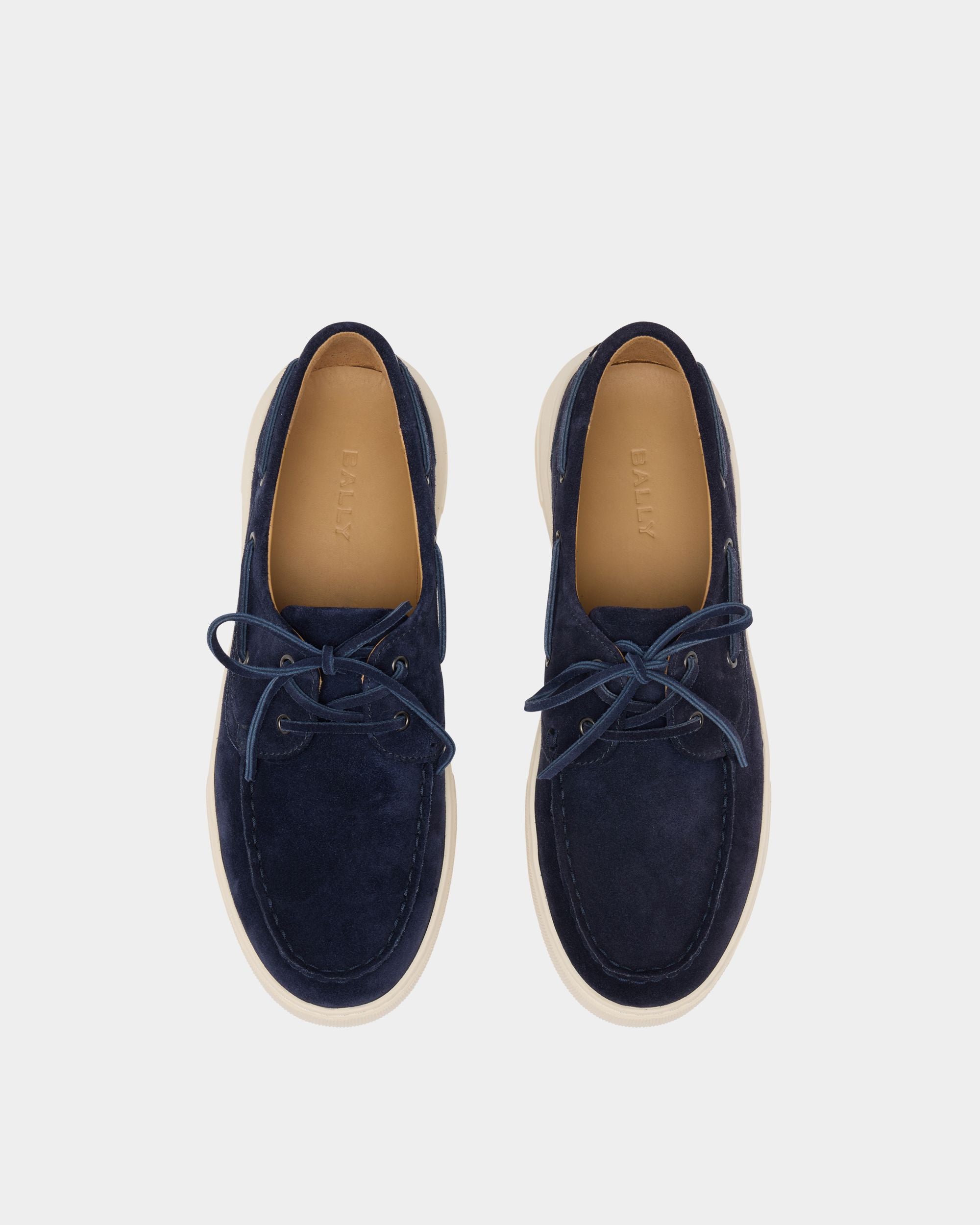 Bally Global - Bally Lift スニーカー ネイビーブルースエード - ブルー