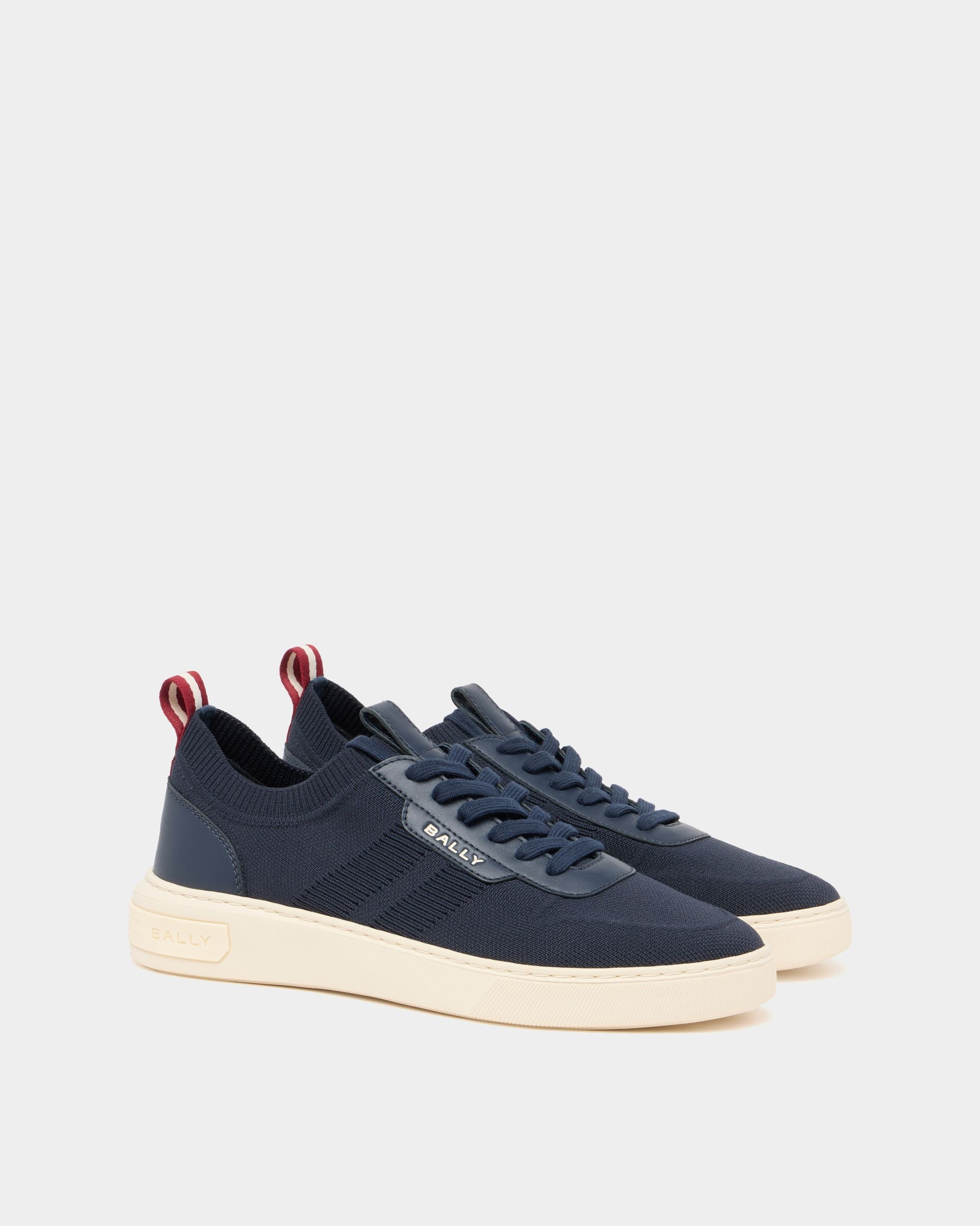 Bally Global - Bally Lift Sneaker in Navy Blue Fabric - Blue