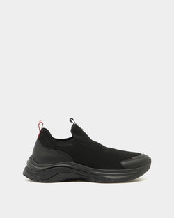 Woge スニーカー ブラックファブリック