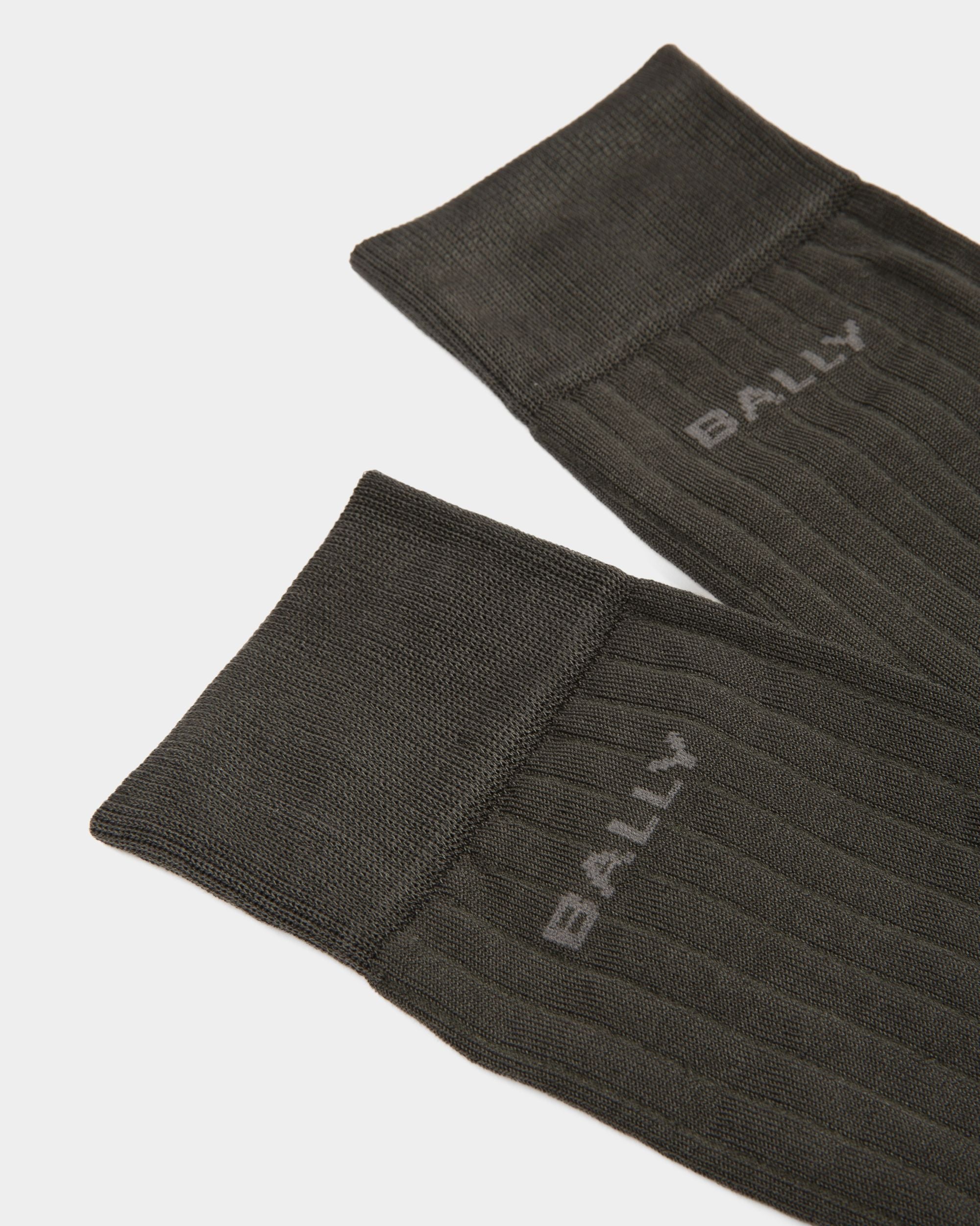 Bally Global - ソックス グレー ニットコットン - グレー