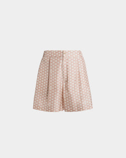 Pennant Shorts in Dusty Petal Silk