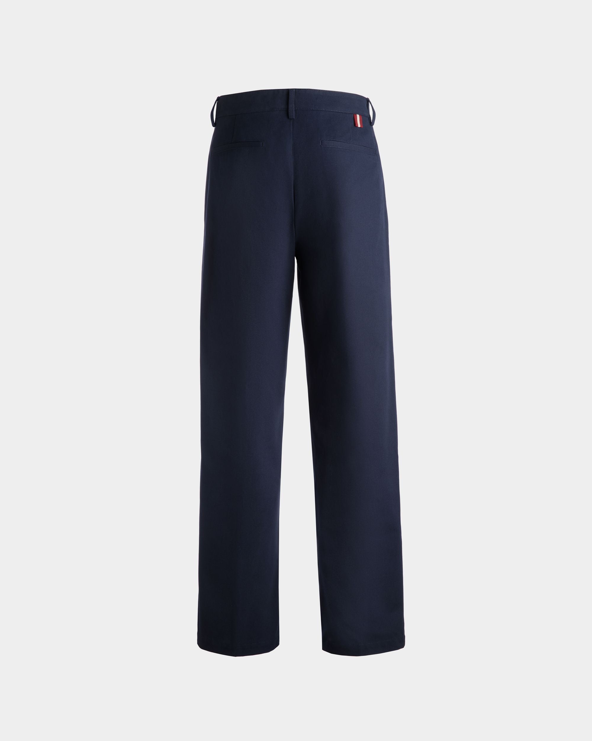 Bally Global - パンツ ダークブルー コットン - ブルー