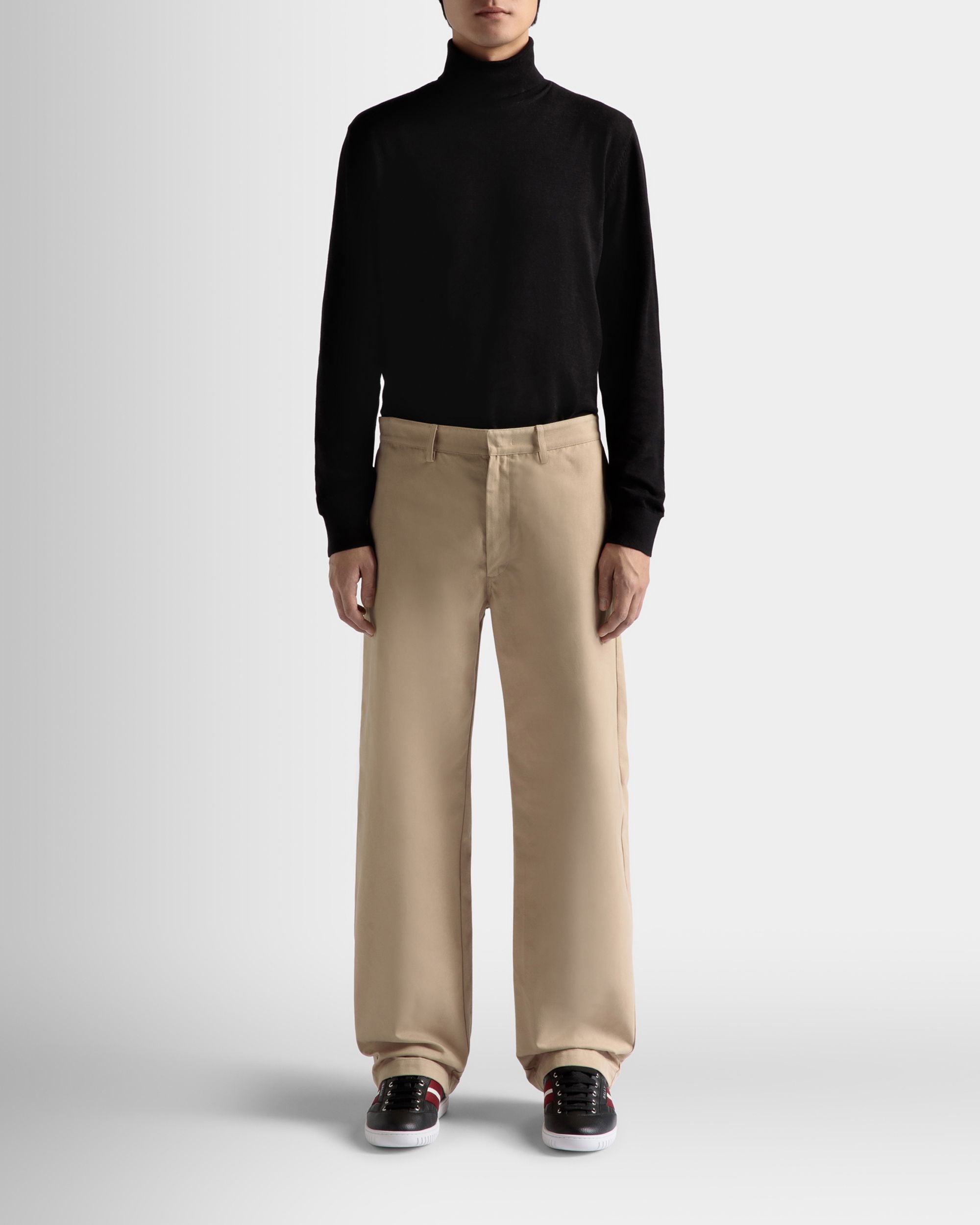 Bally Global - Pants in Camel Cotton - Brown