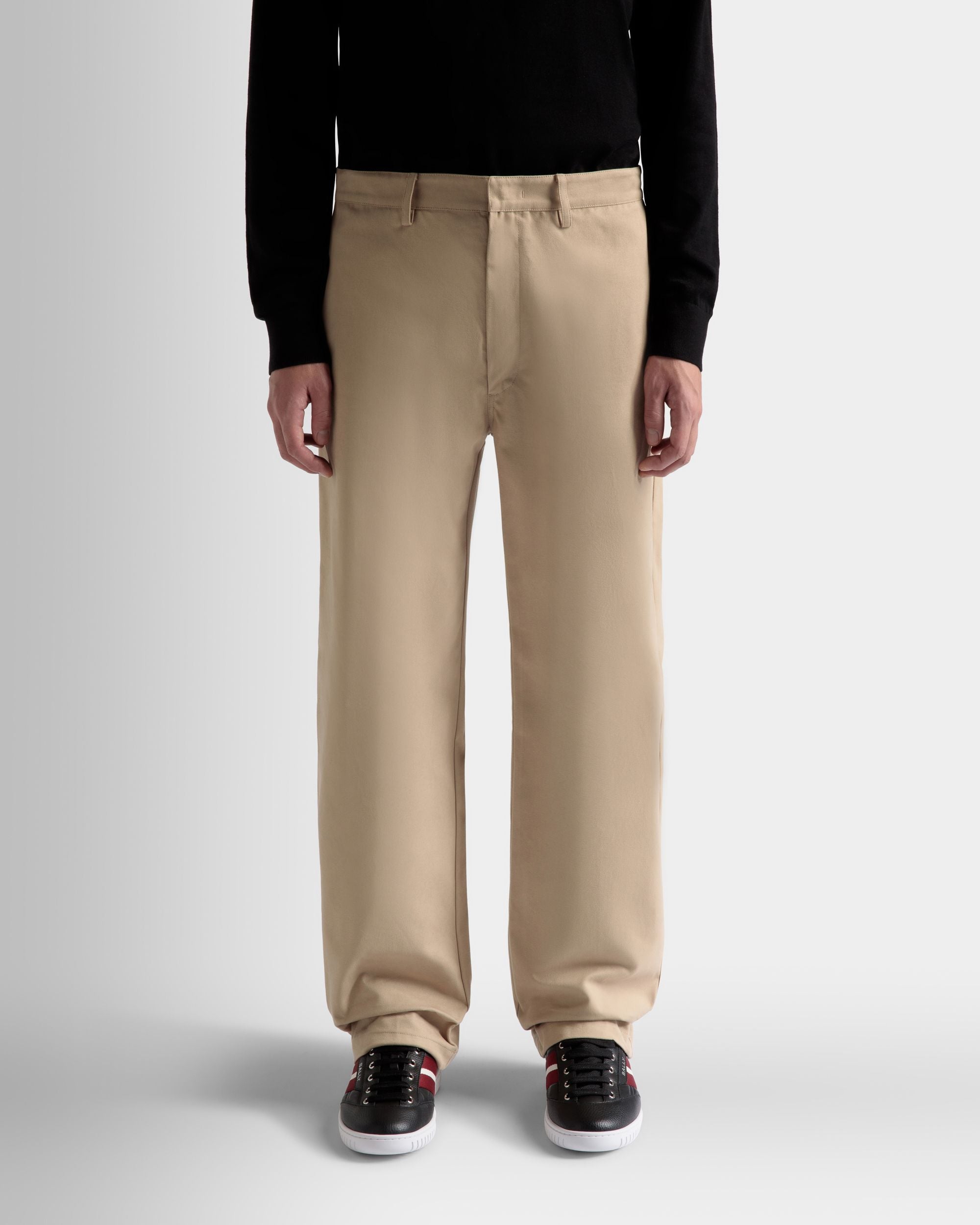 Bally Global - Pants in Camel Cotton - Brown