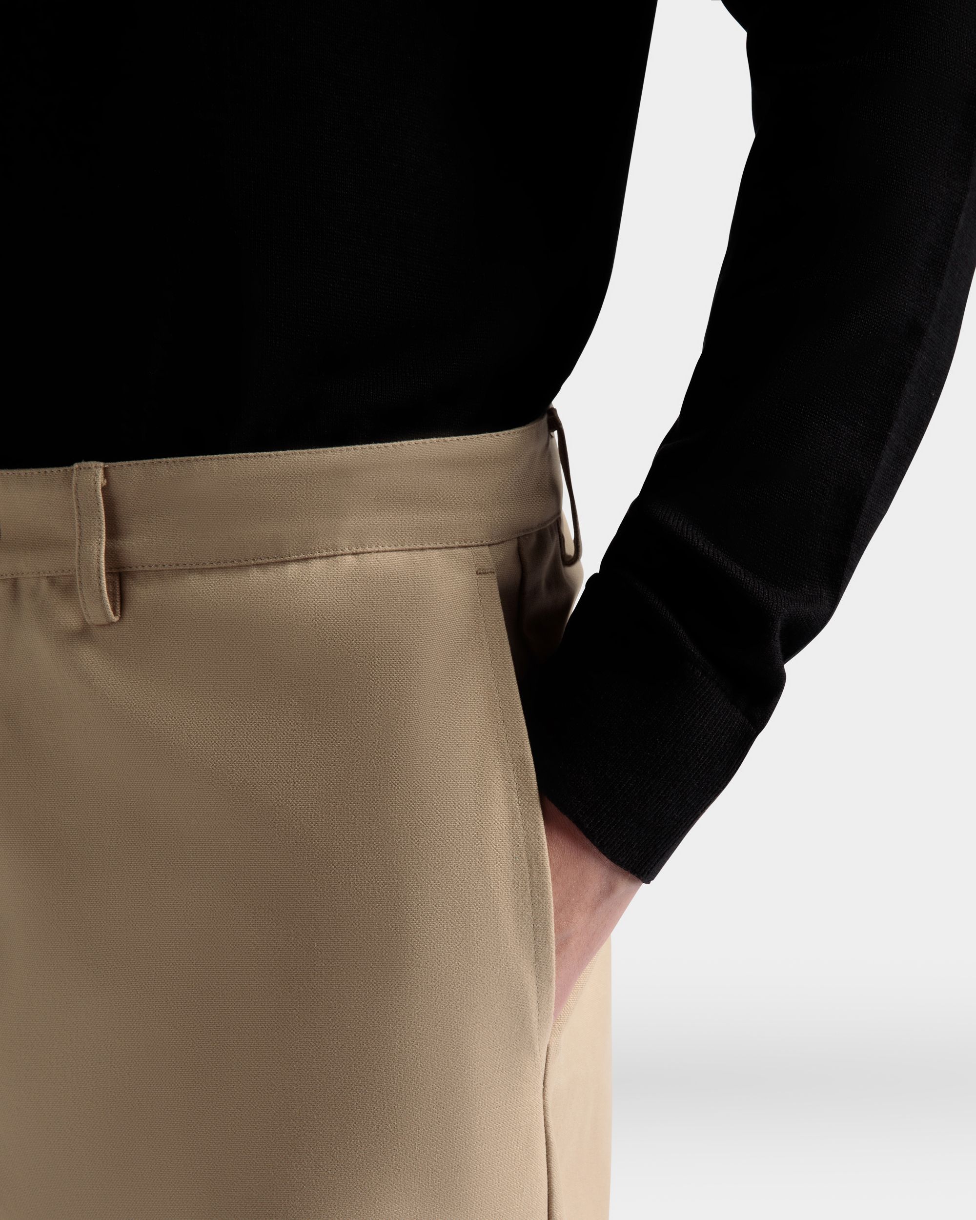 Bally Global - Pants in Camel Cotton - Brown