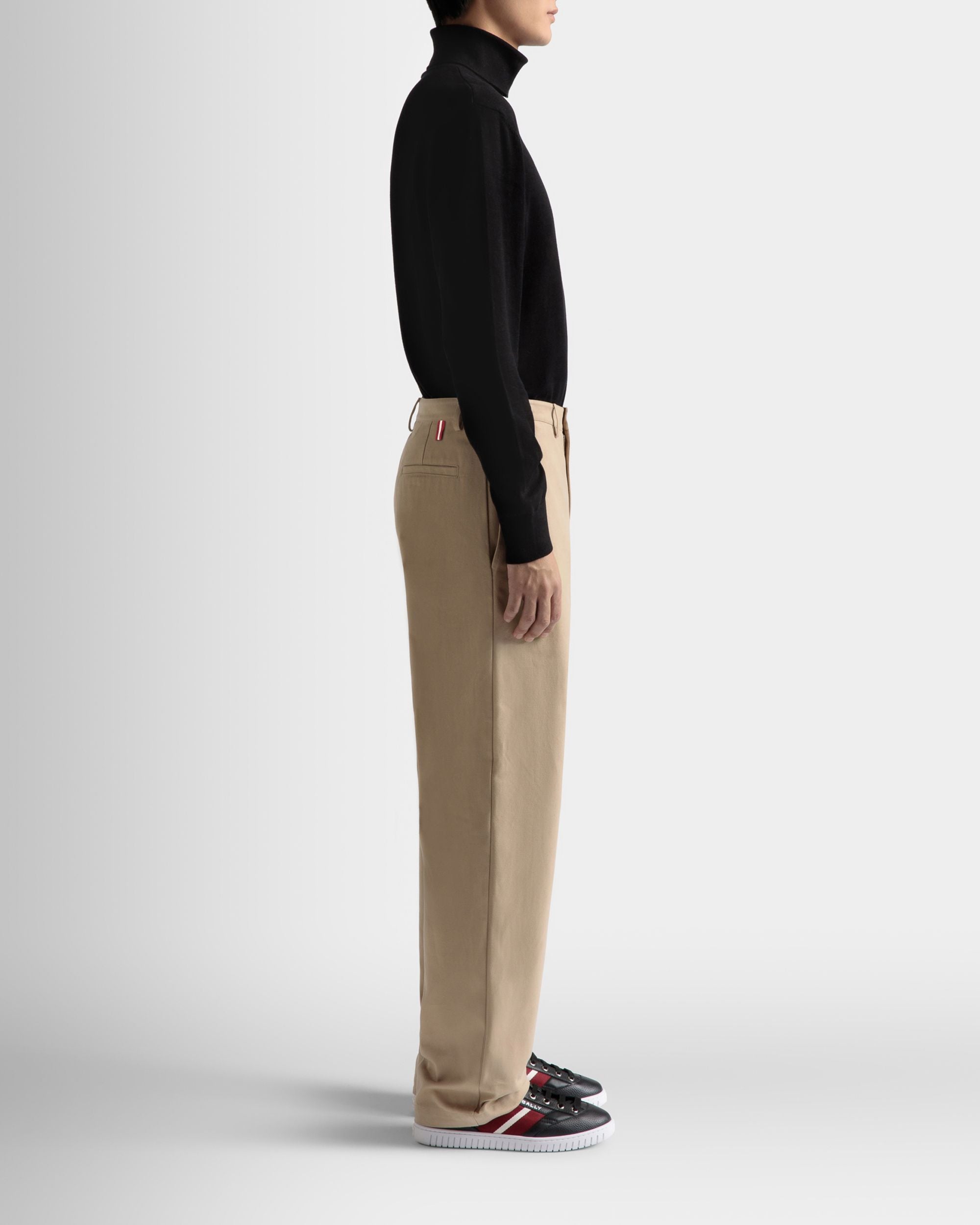 Bally Global - Pants in Camel Cotton - Brown